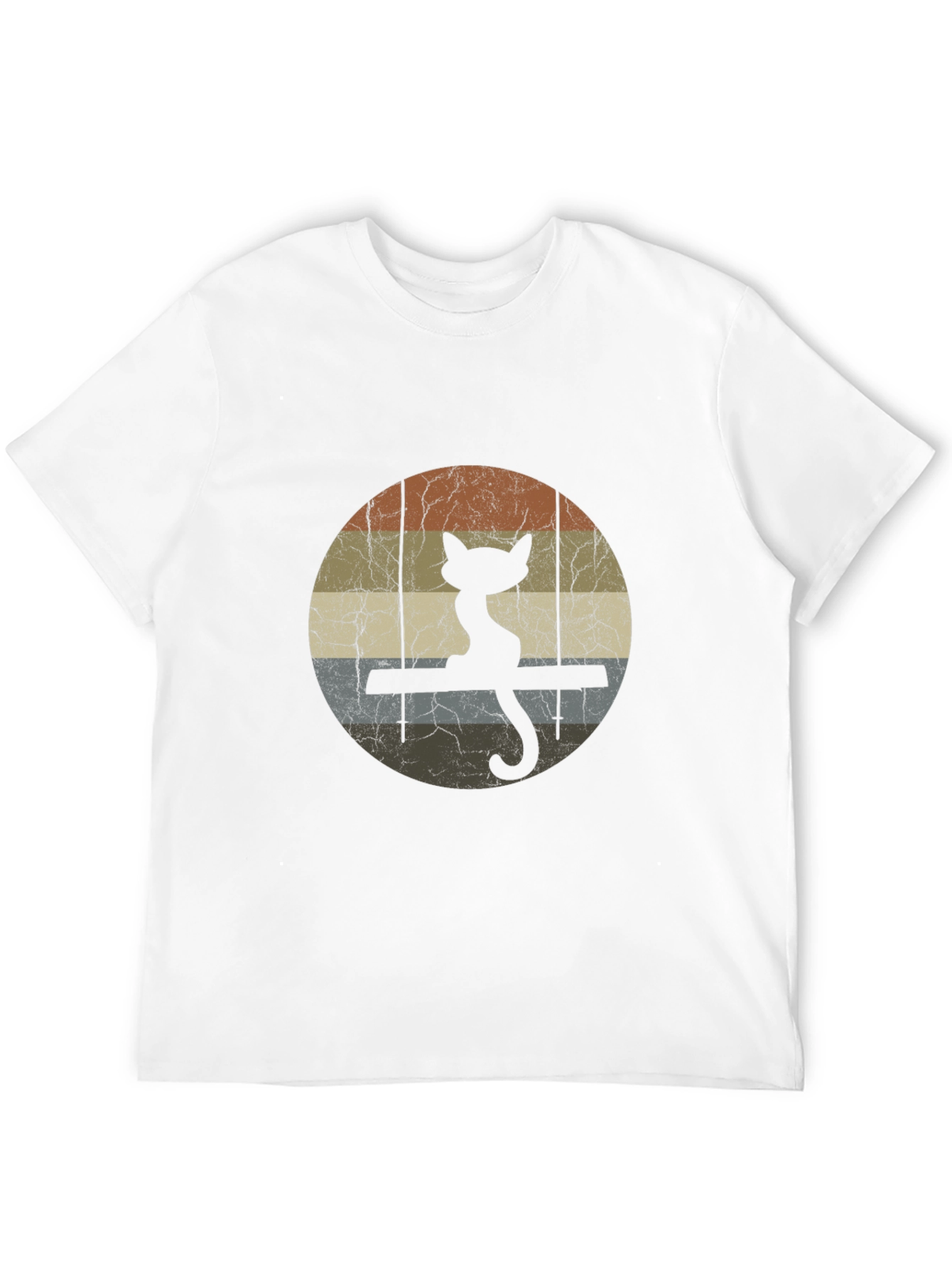 Retro Cat Swing Graphic Tee