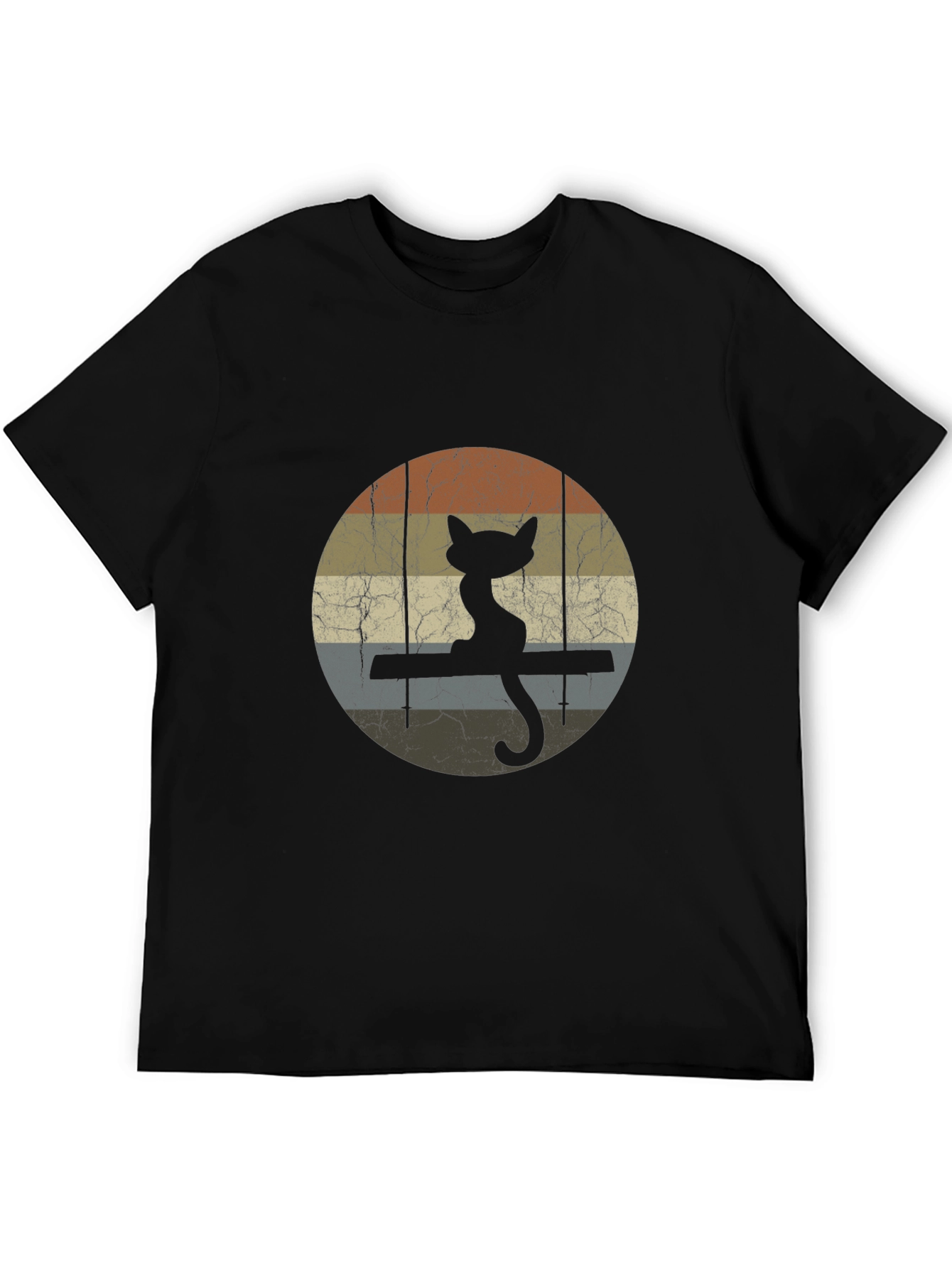 Retro Cat Swing Graphic Tee