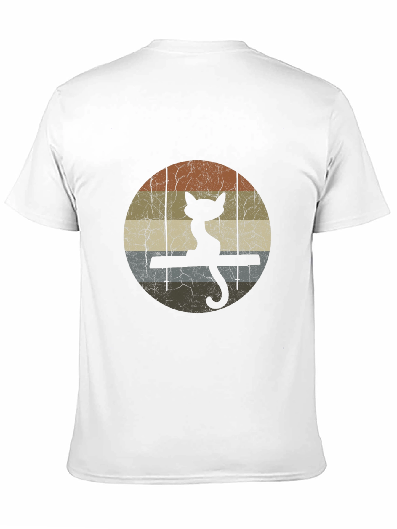 Retro Cat Swing Graphic Tee