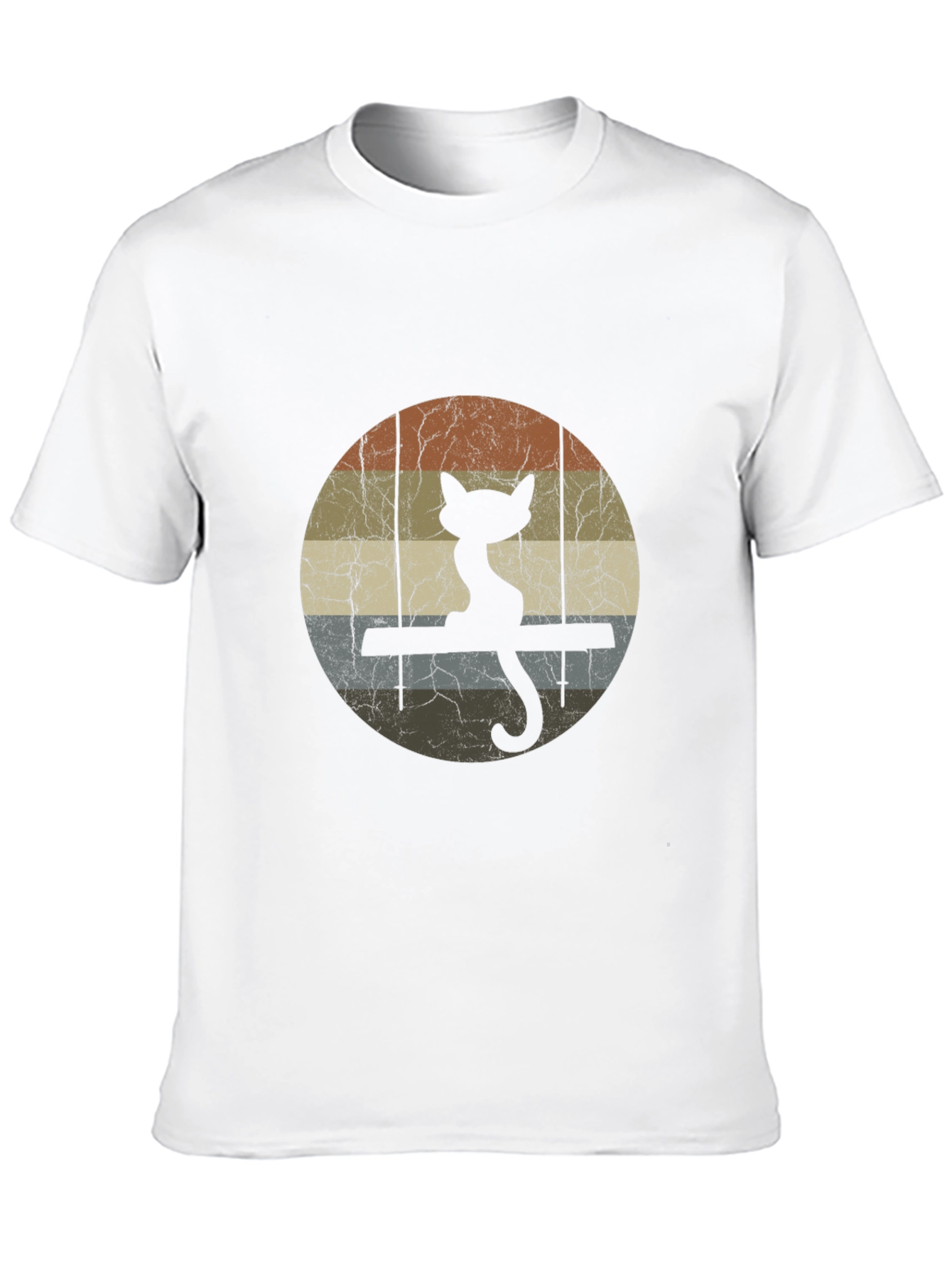 Retro Cat Swing Graphic Tee