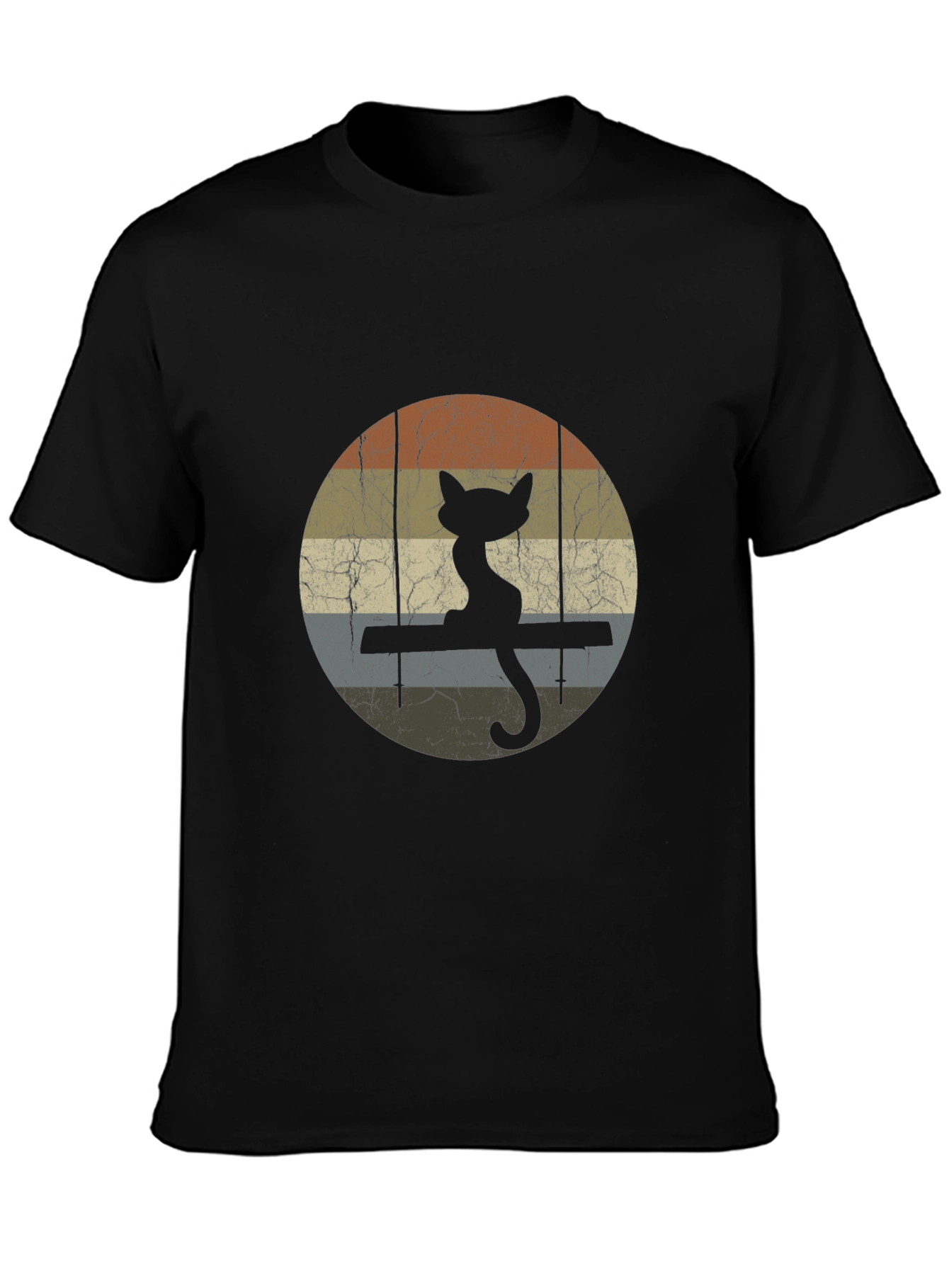 Retro Cat Swing Graphic Tee