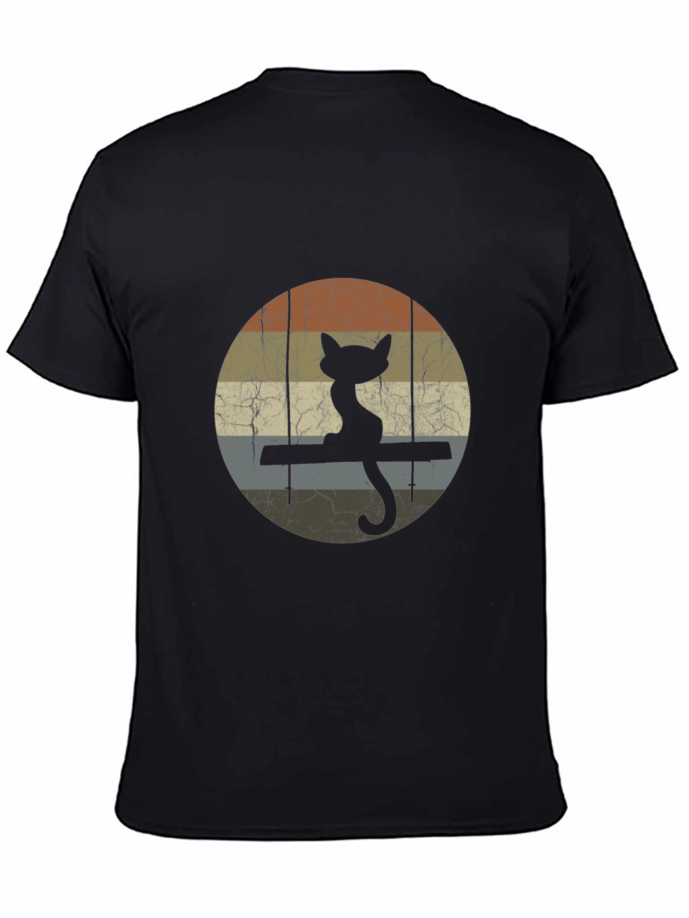 Retro Cat Swing Graphic Tee