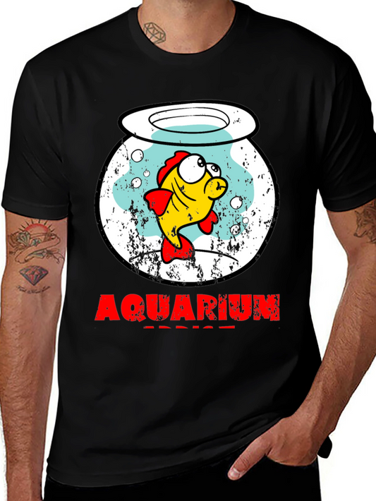 Aquarium Service T-Shirt Fishbowl Graphic Tee