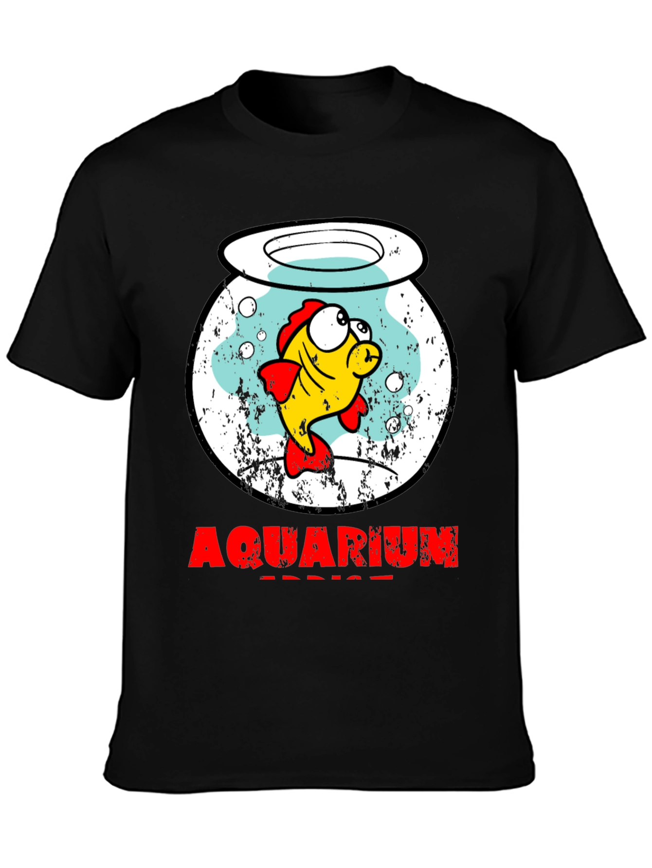 Aquarium Service T-Shirt Fishbowl Graphic Tee