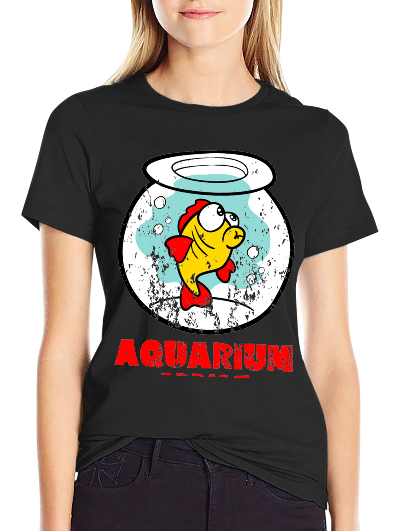 Aquarium Service T-Shirt Fishbowl Graphic Tee