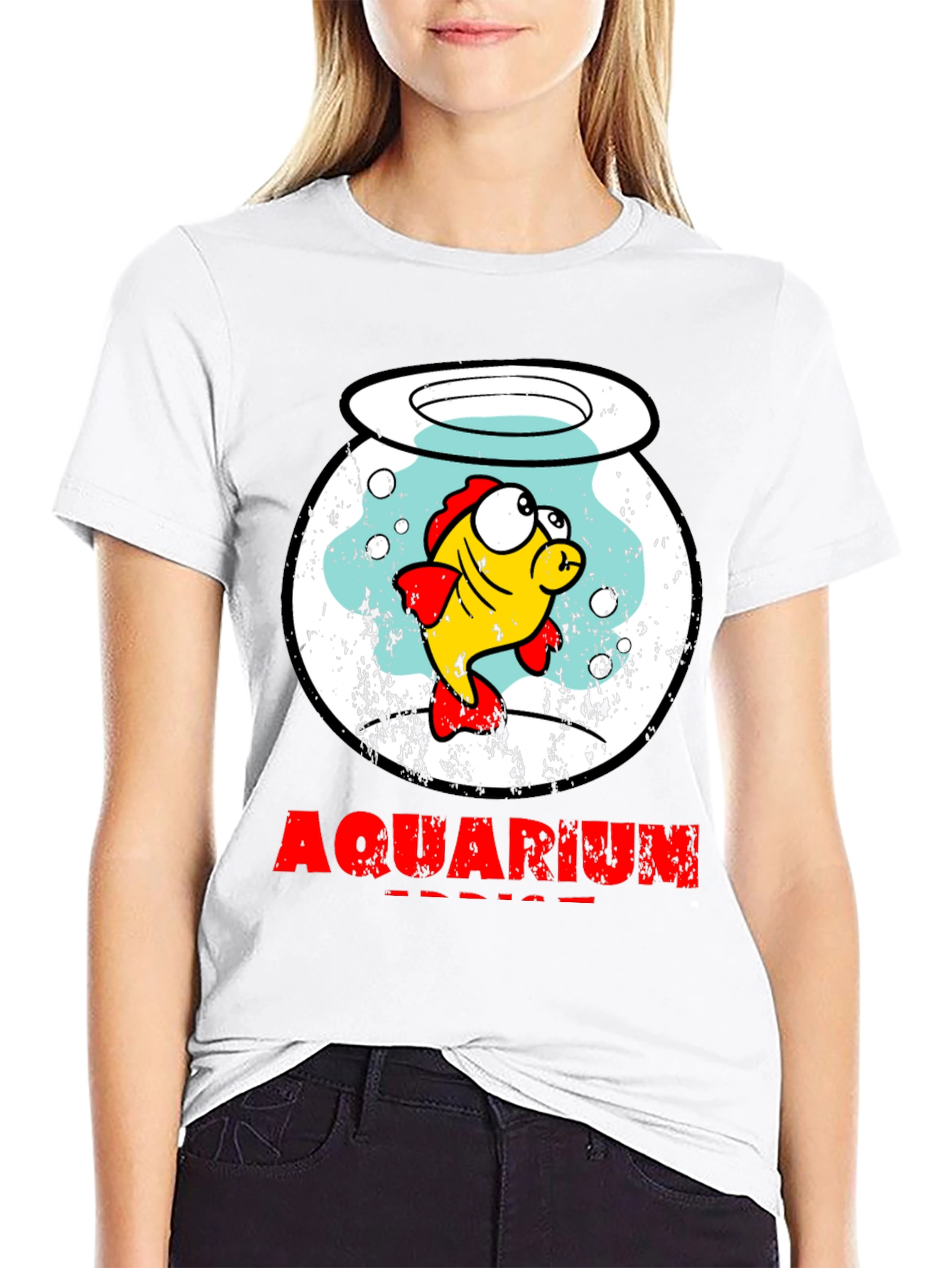 Aquarium Service T-Shirt Fishbowl Graphic Tee