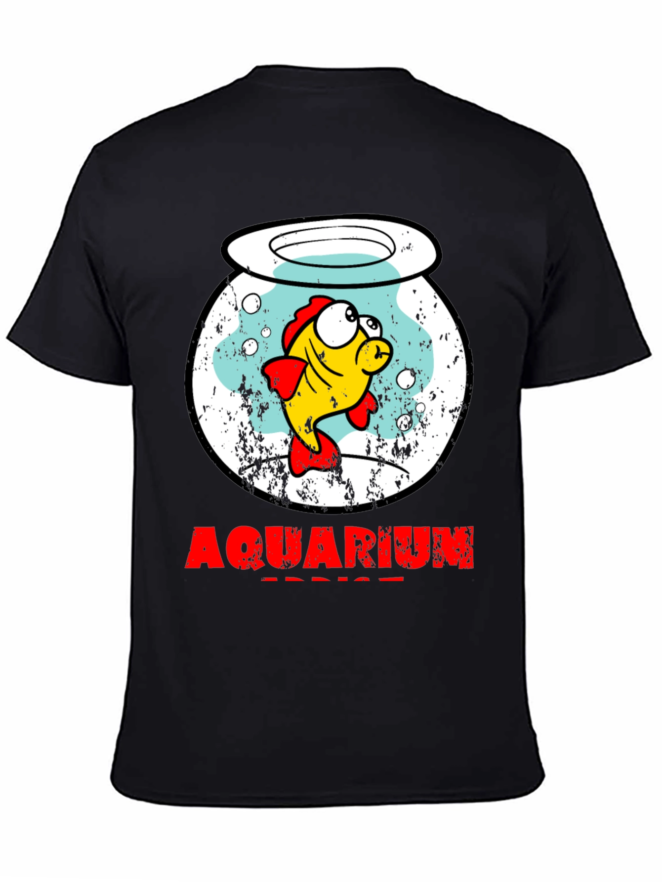 Aquarium Service T-Shirt Fishbowl Graphic Tee