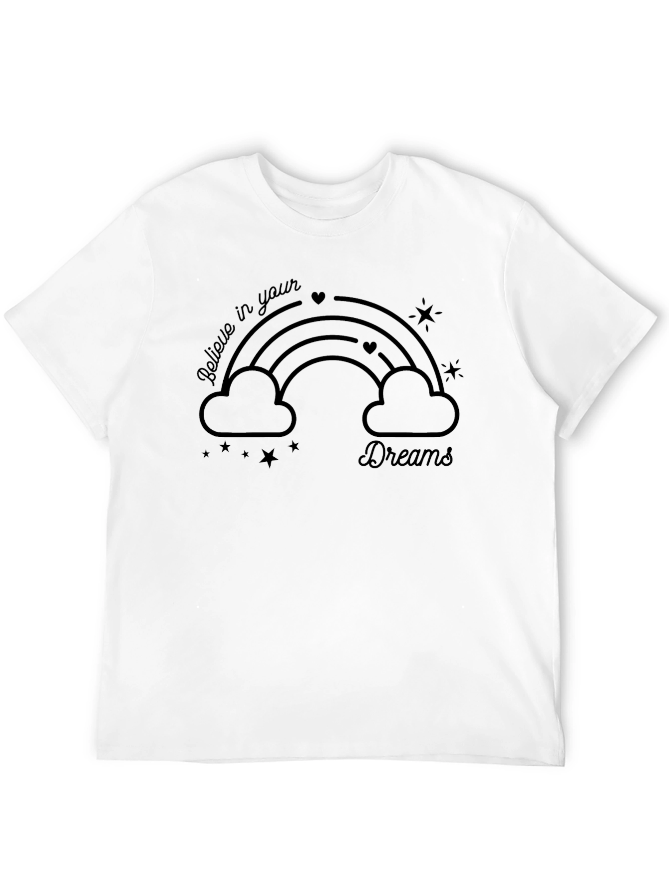 Believe in Your Dreams Rainbow T-Shirt