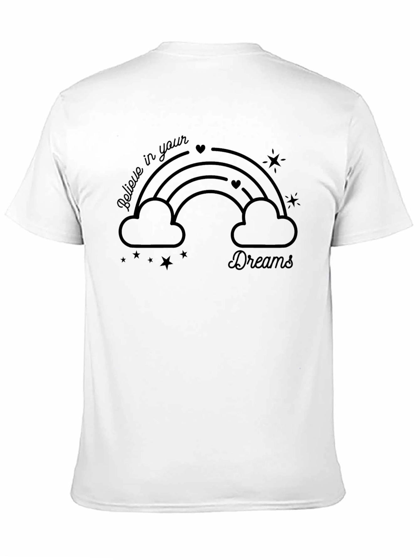 Believe in Your Dreams Rainbow T-Shirt