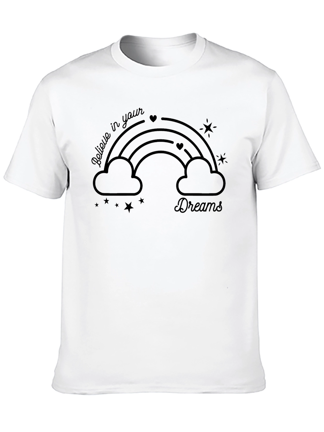 Believe in Your Dreams Rainbow T-Shirt