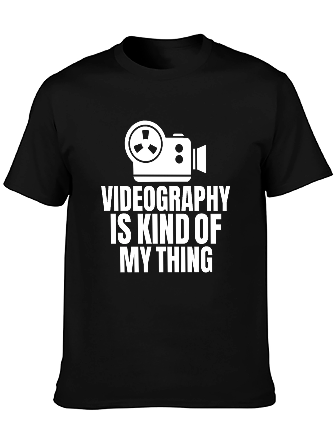 Videography Is My Thing Black T-Shirt