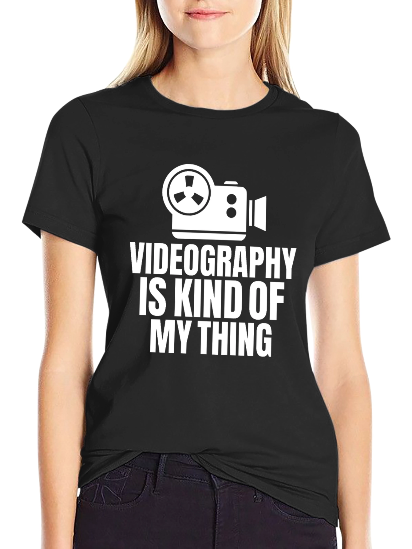 Videography Is My Thing Black T-Shirt