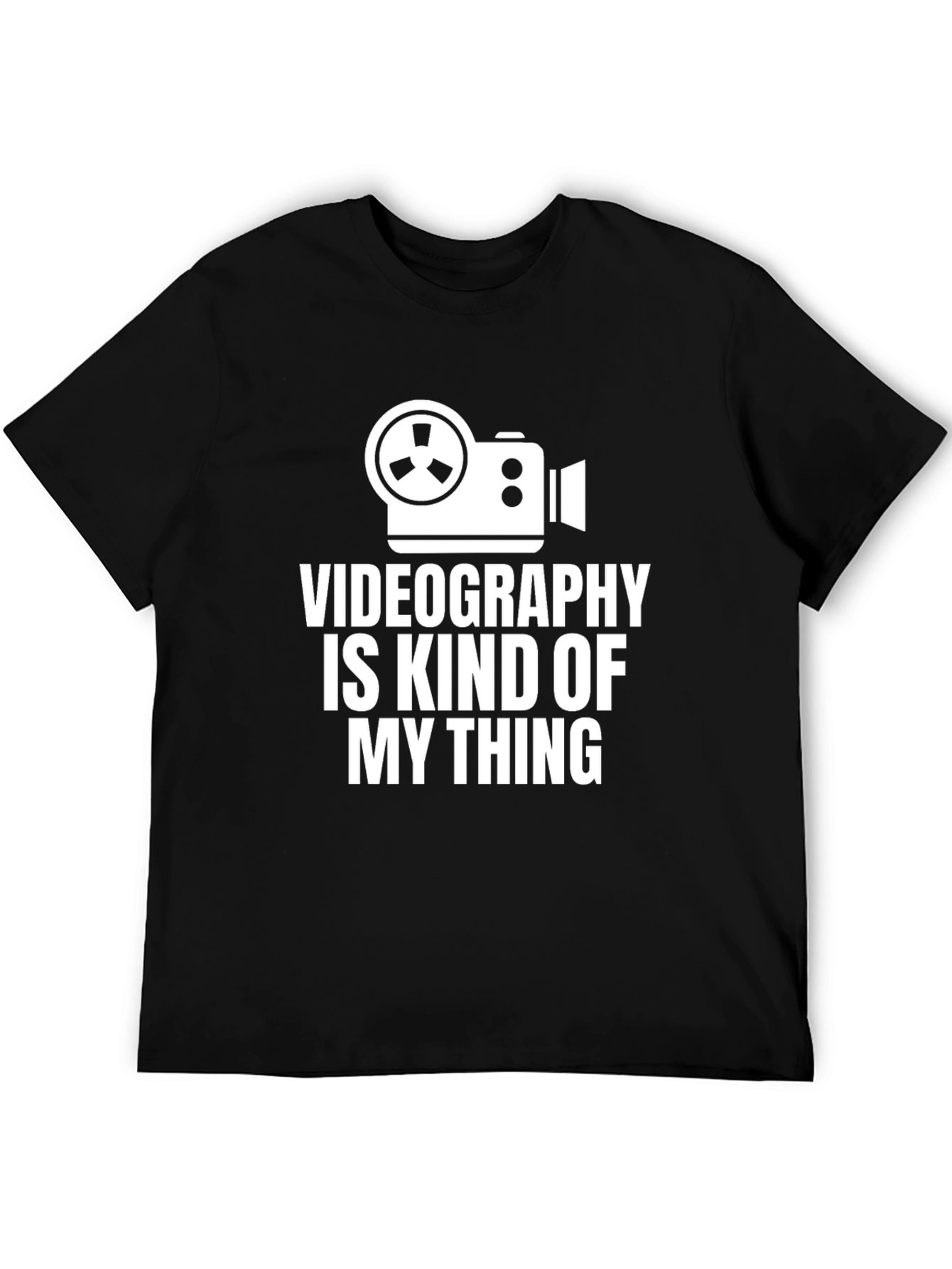 Videography Is My Thing Black T-Shirt