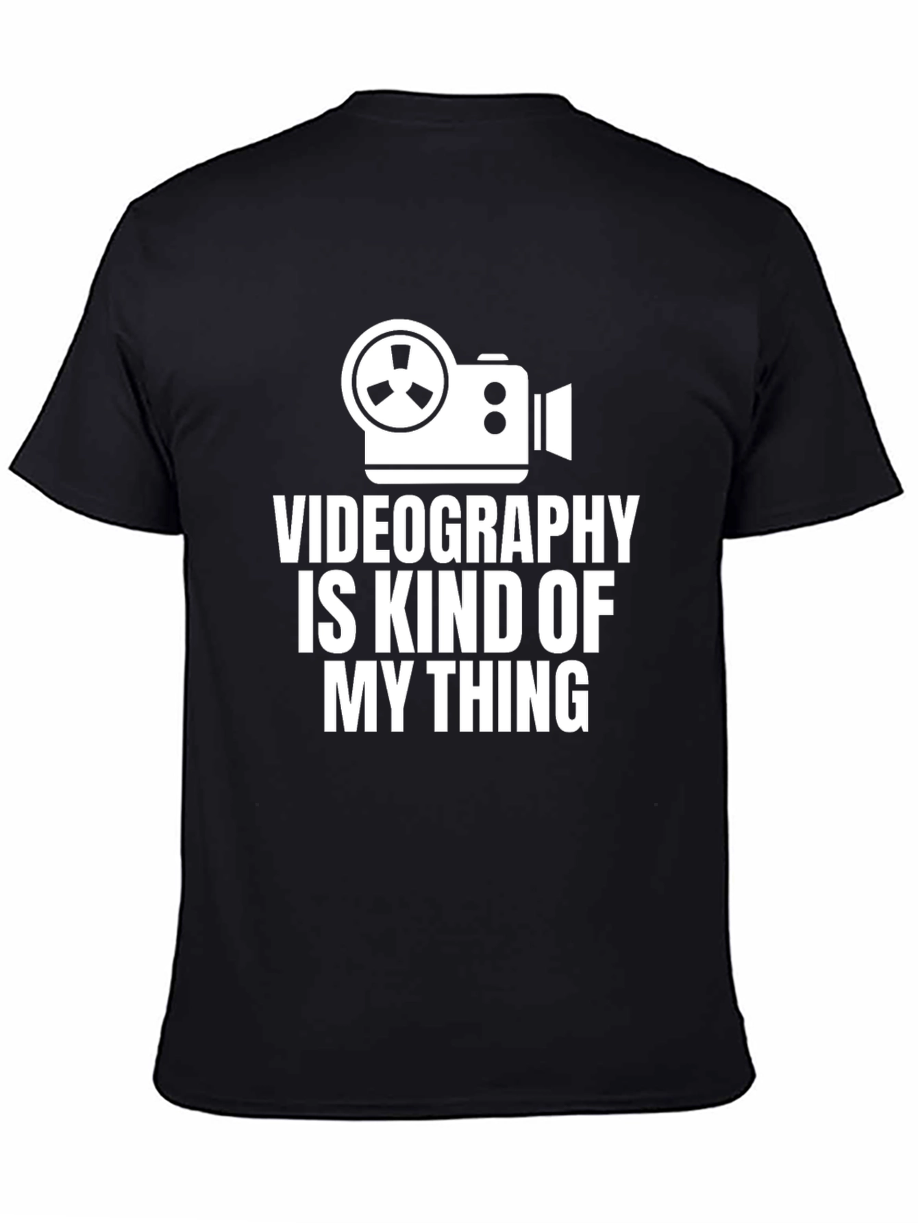 Videography Is My Thing Black T-Shirt