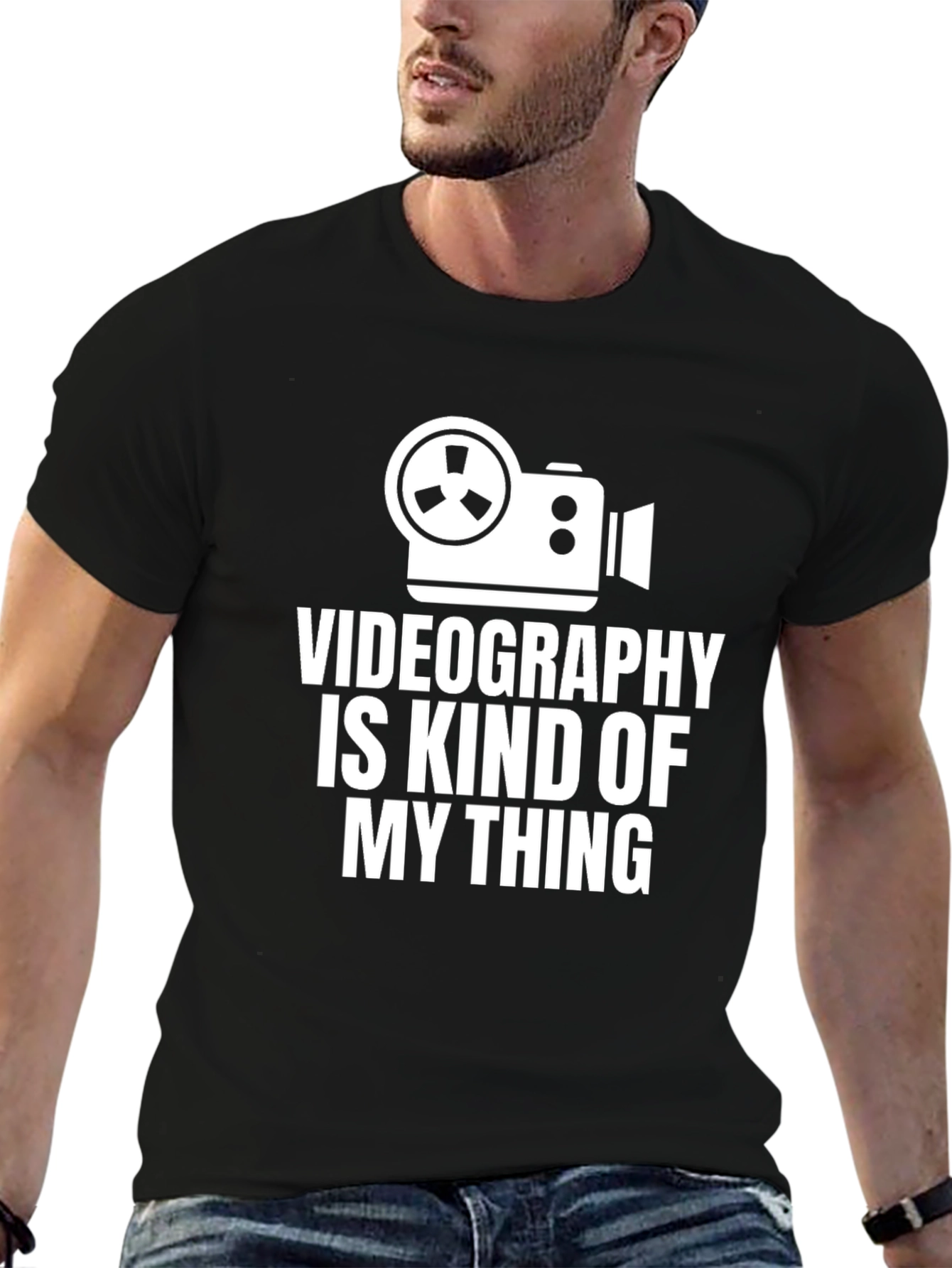 Videography Is My Thing Black T-Shirt