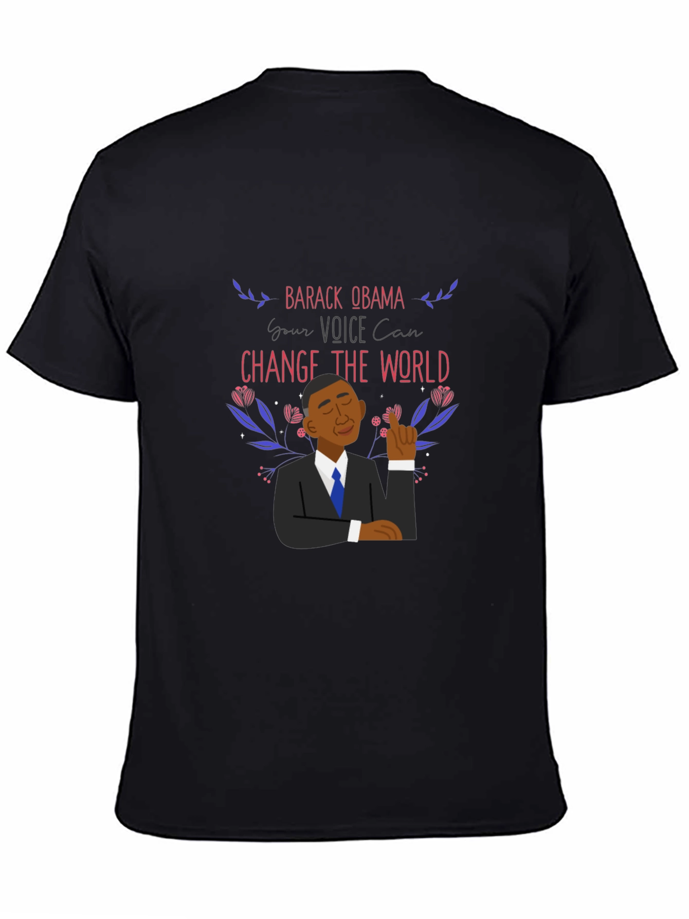 Barack Obama Change The World Graphic T-Shirt