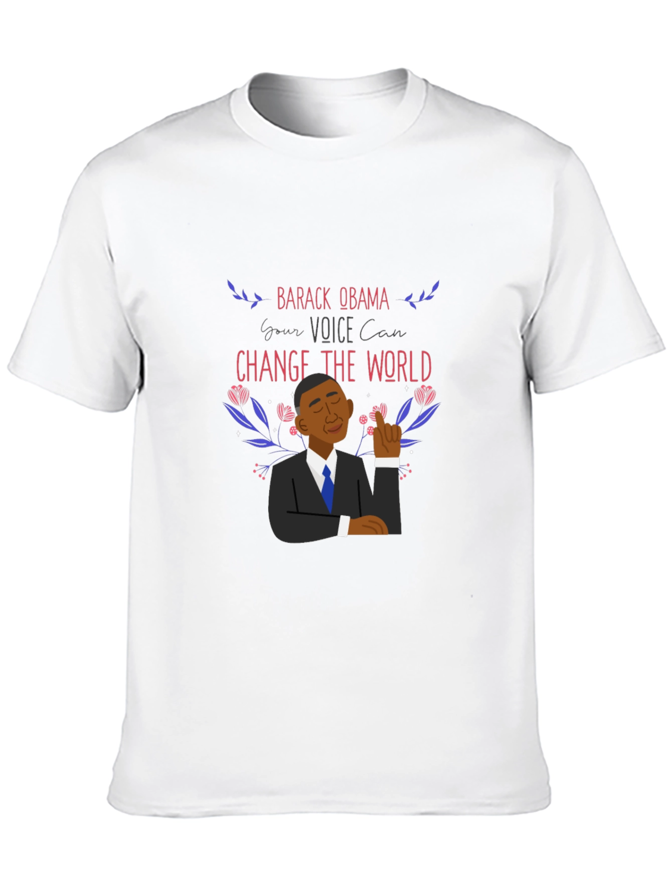 Barack Obama Change The World Graphic T-Shirt