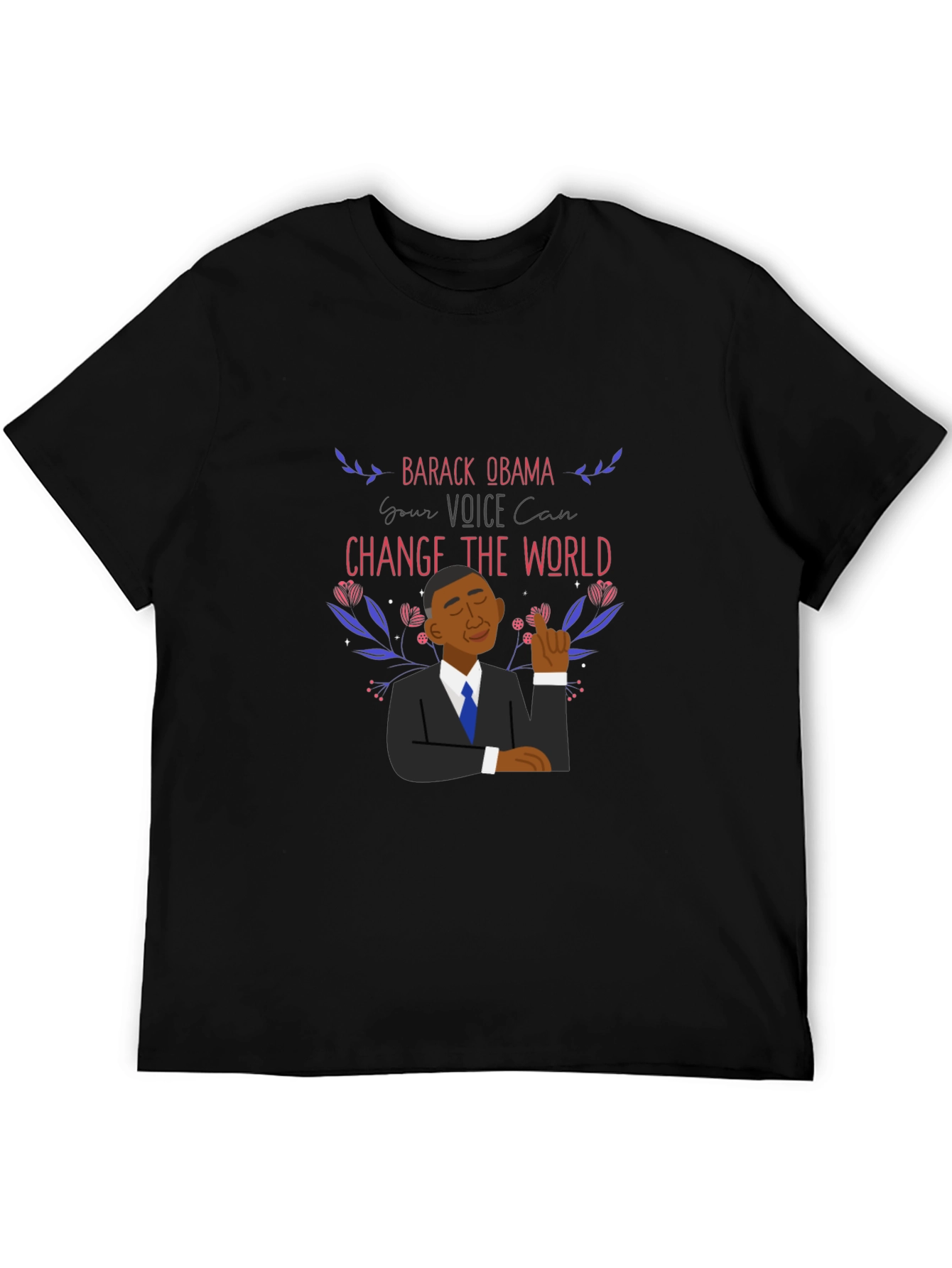 Barack Obama Change The World Graphic T-Shirt
