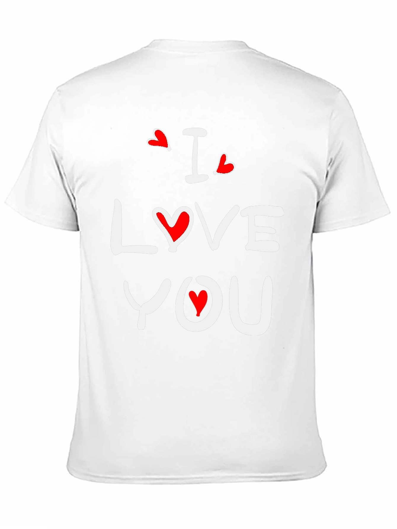 I Love You Graphic Tee - Black