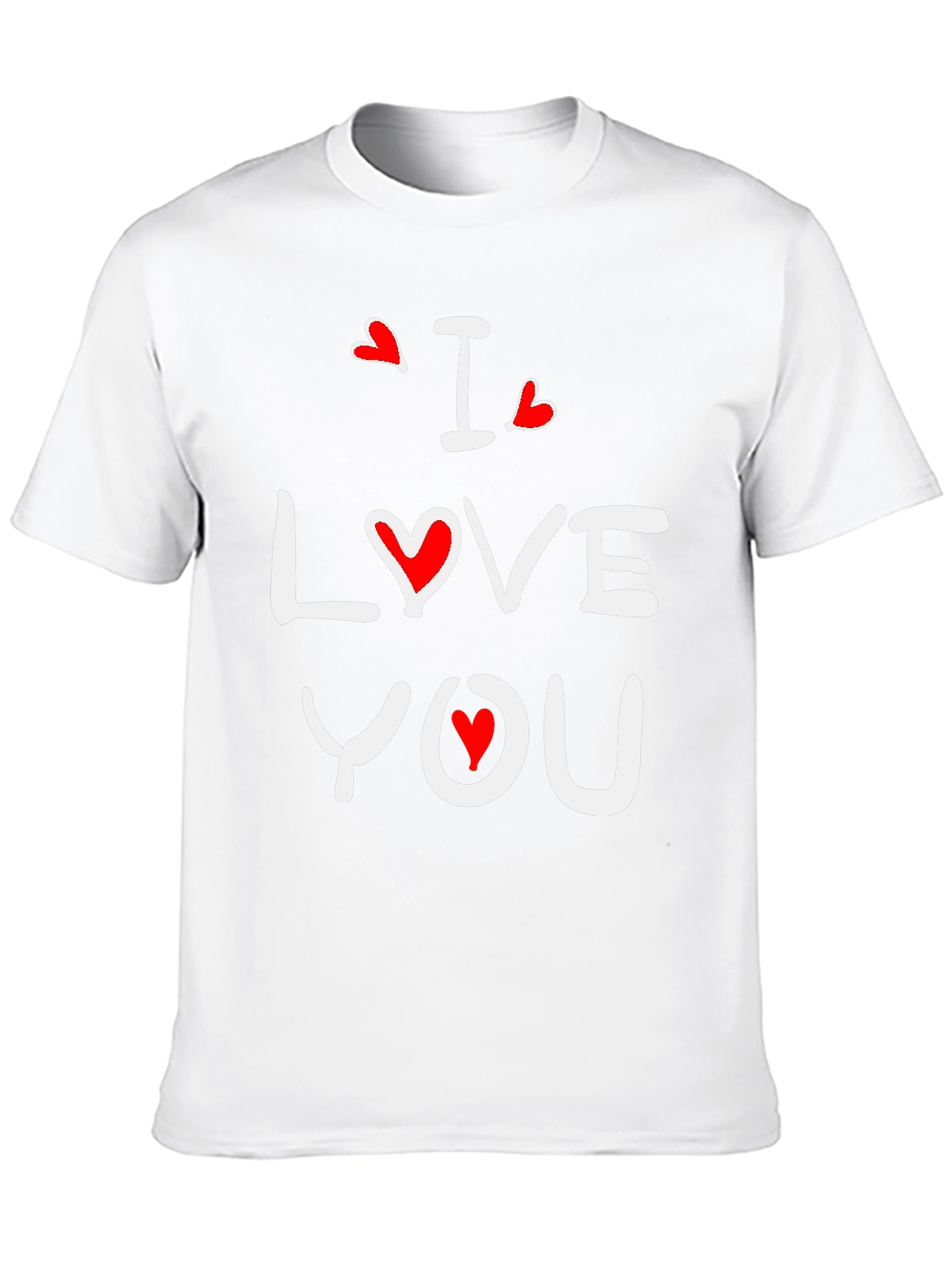I Love You Graphic Tee - Black