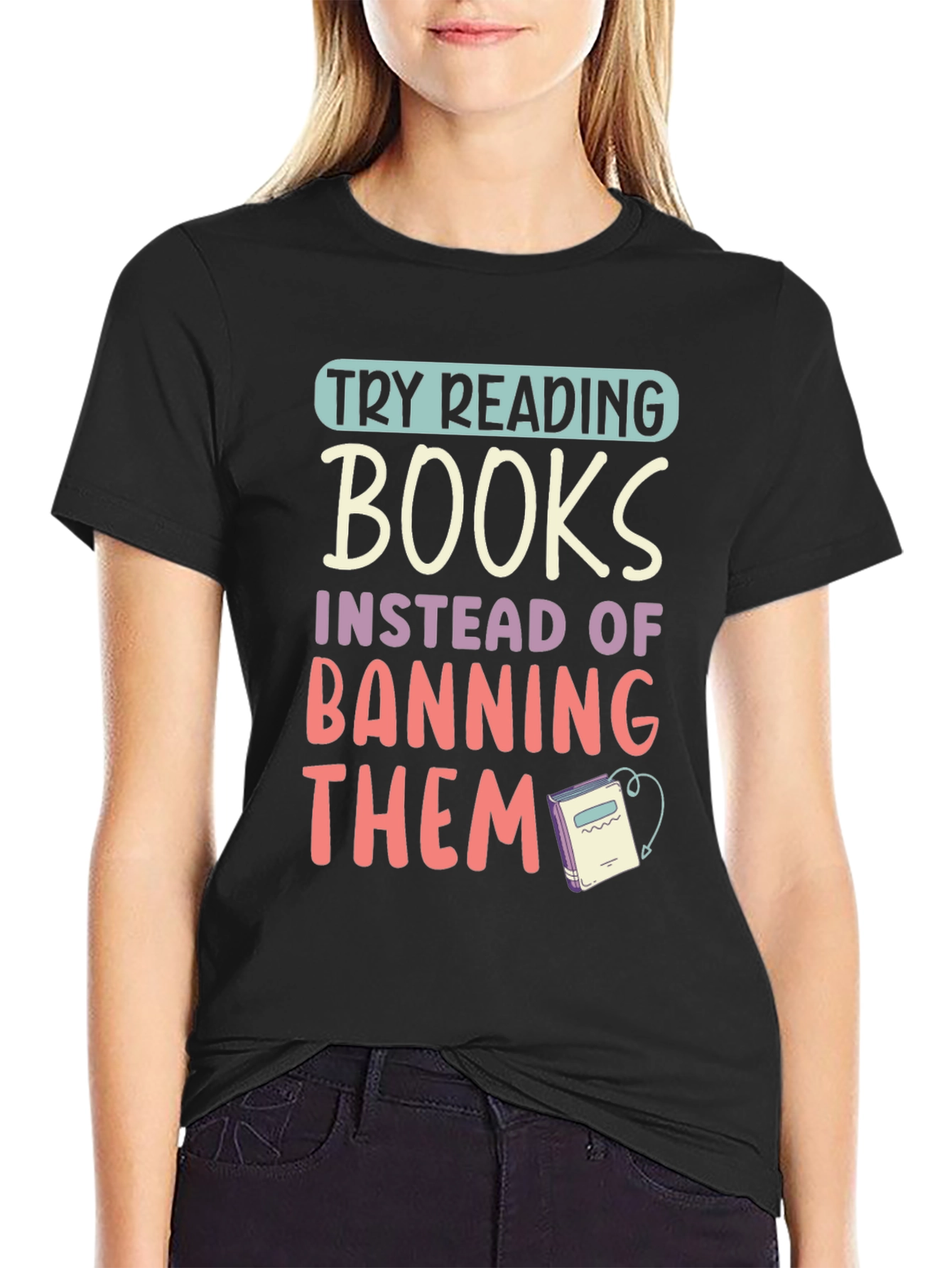 Try Reading Books Graphic Tee