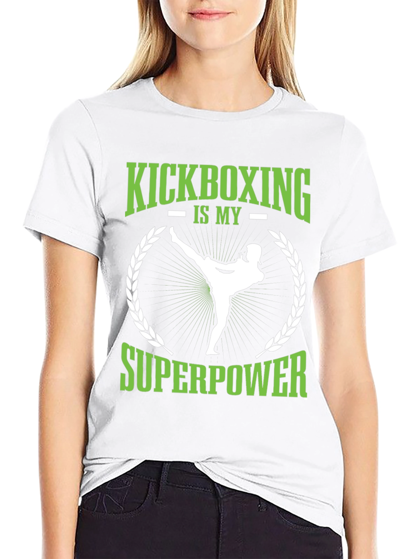 Kickboxing Superpower Graphic T-Shirt