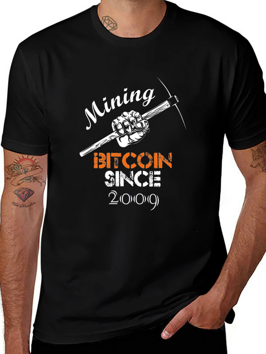 Bitcoin Mining Since 2009 T-Shirt