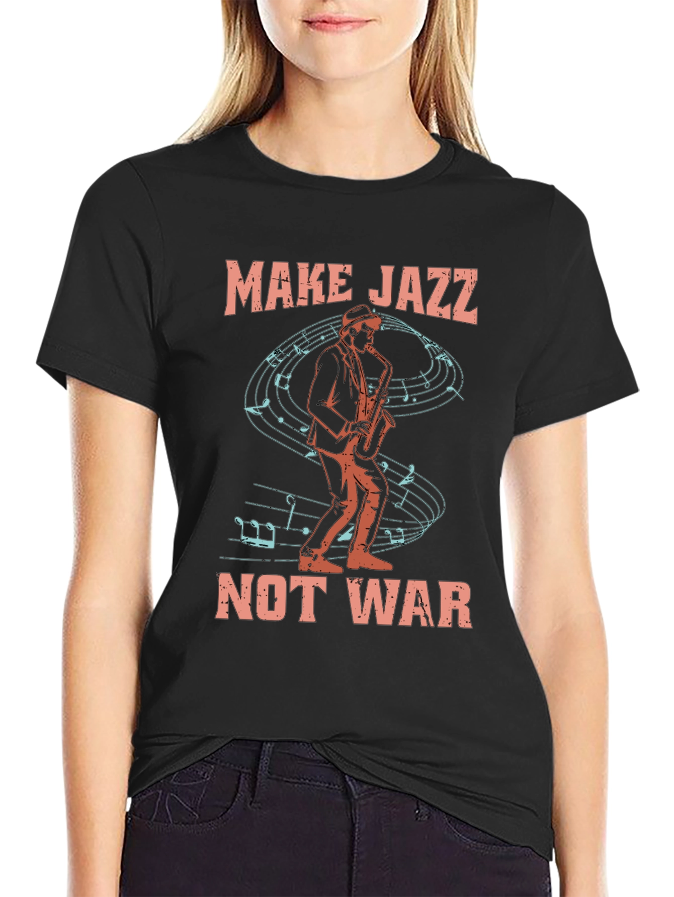 Make Jazz Not War T-Shirt