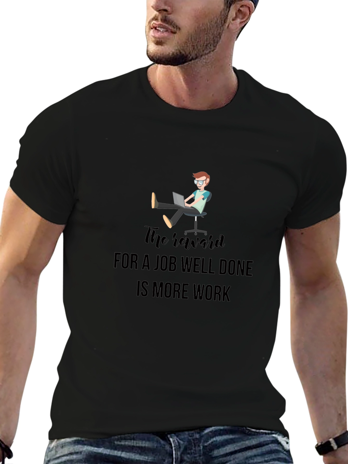 The Reward is More Work Graphic Tee