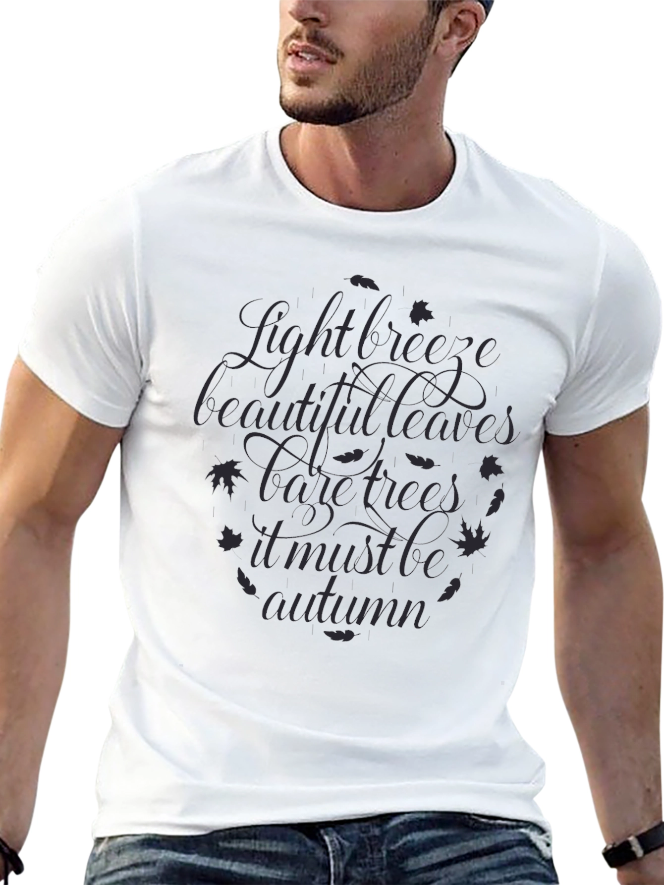 Autumn T-Shirt: Light Breeze Beautiful Leaves