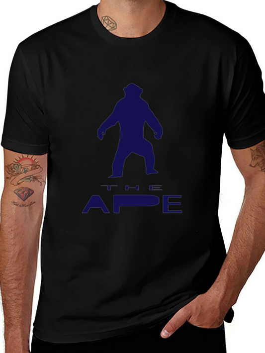 Bigfoot Ape Graphic Tee - Stylish Black T-Shirt