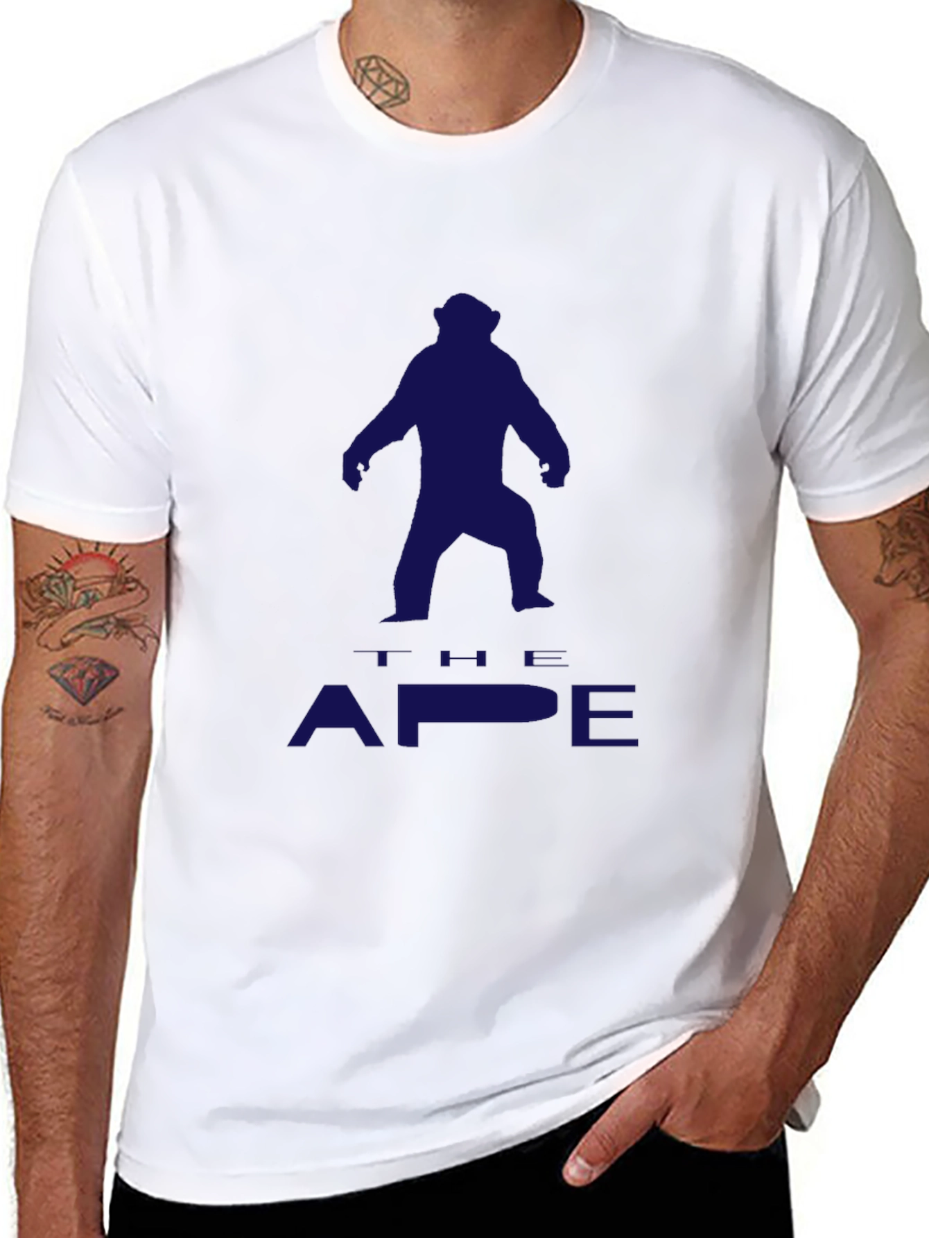 Bigfoot Ape Graphic Tee - Stylish Black T-Shirt