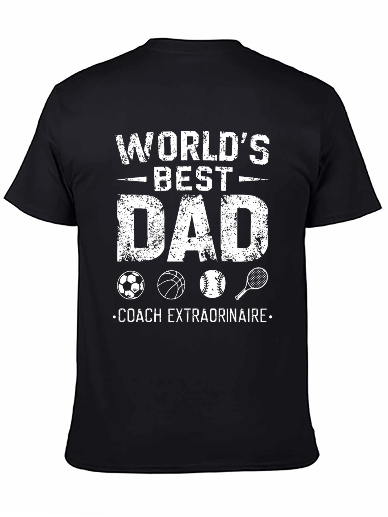 Worlds Best Dad Coach T-Shirt