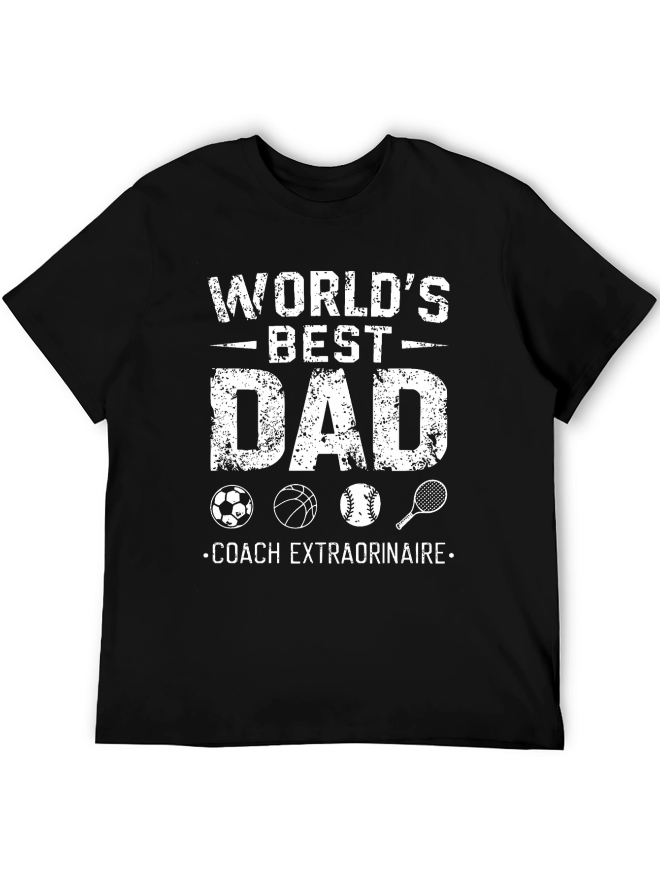 Worlds Best Dad Coach T-Shirt