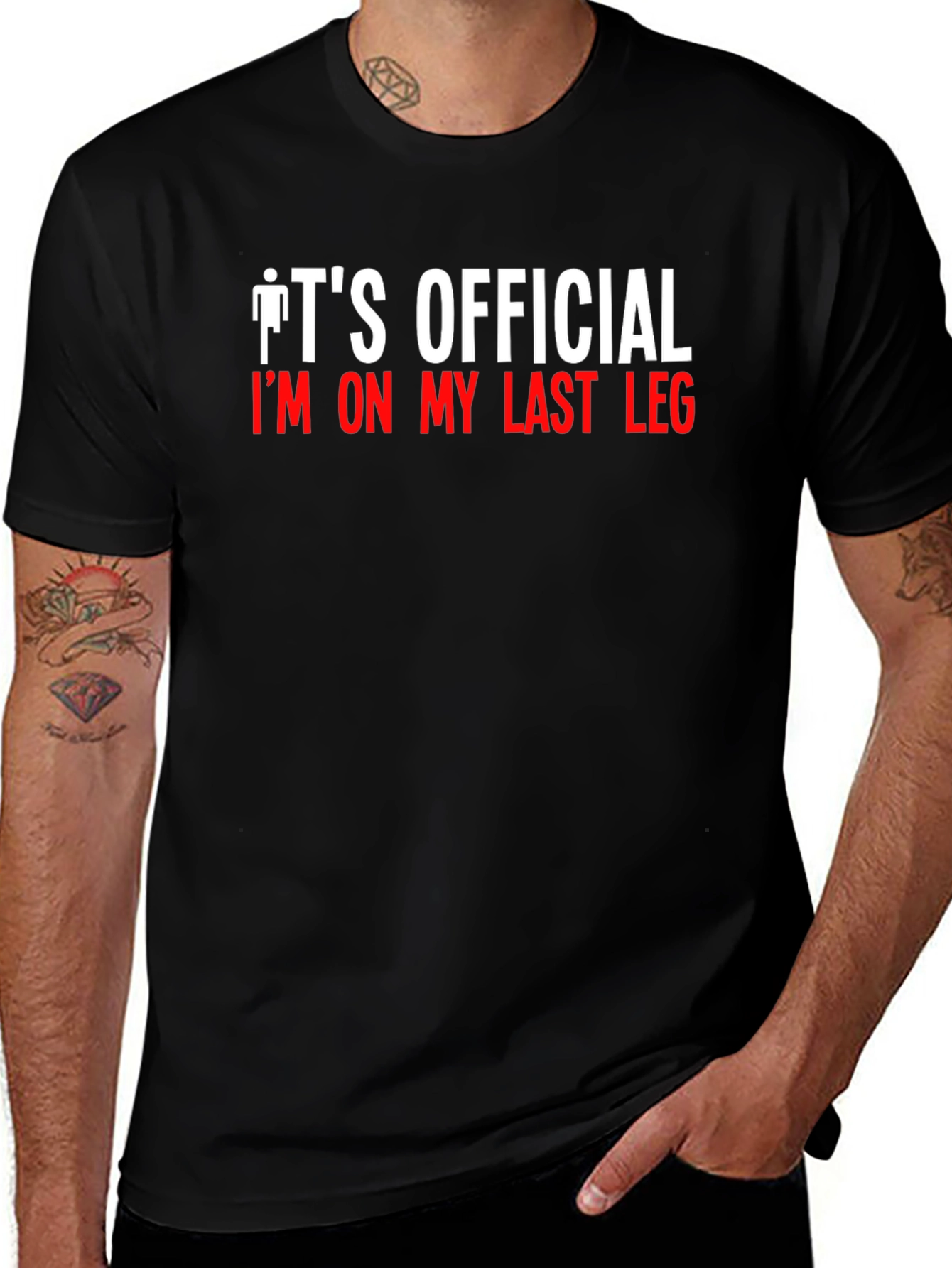 Mens Last Leg Graphic T-Shirt
