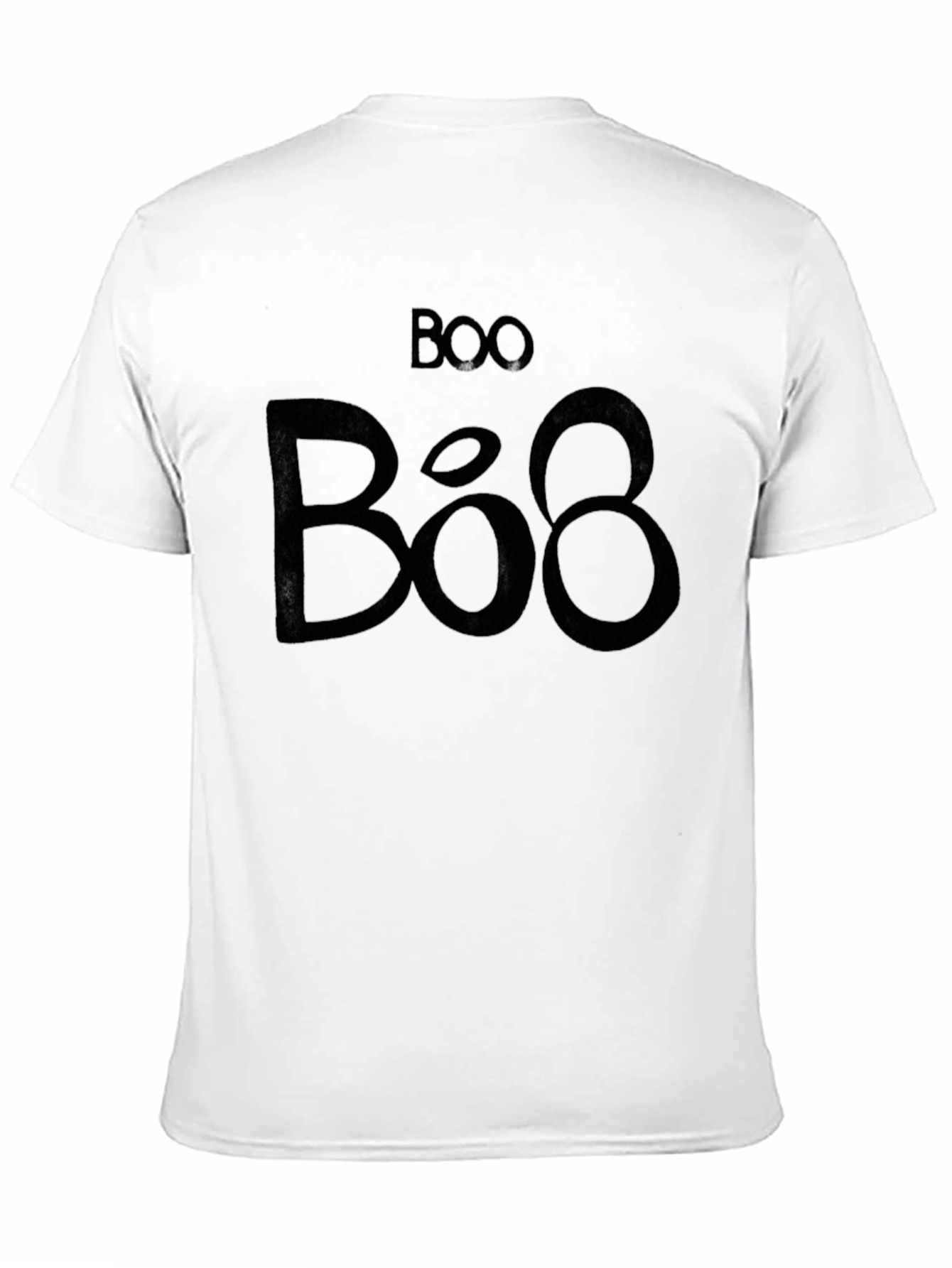 Boo! Halloween Graphic Tee - Black
