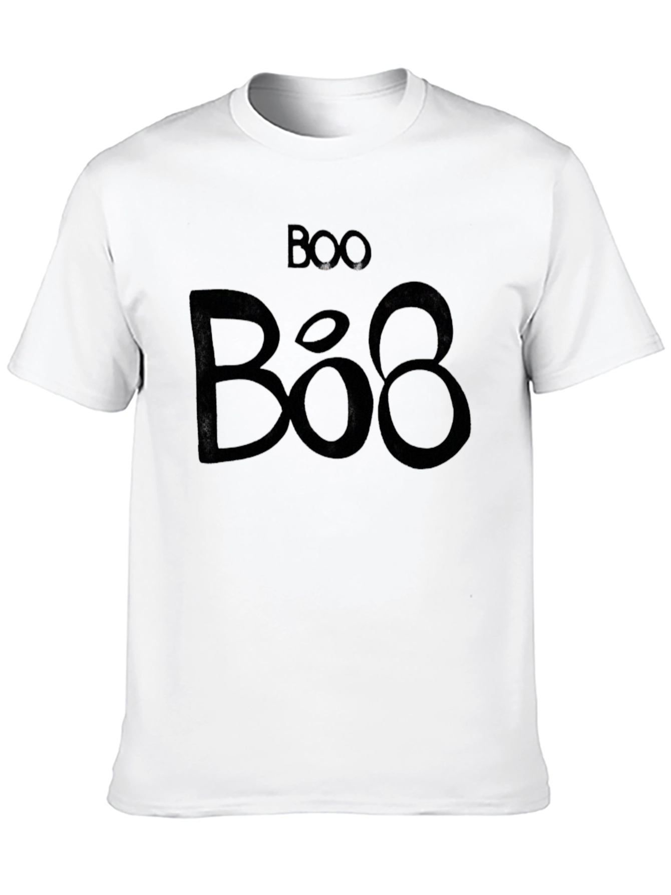 Boo! Halloween Graphic Tee - Black