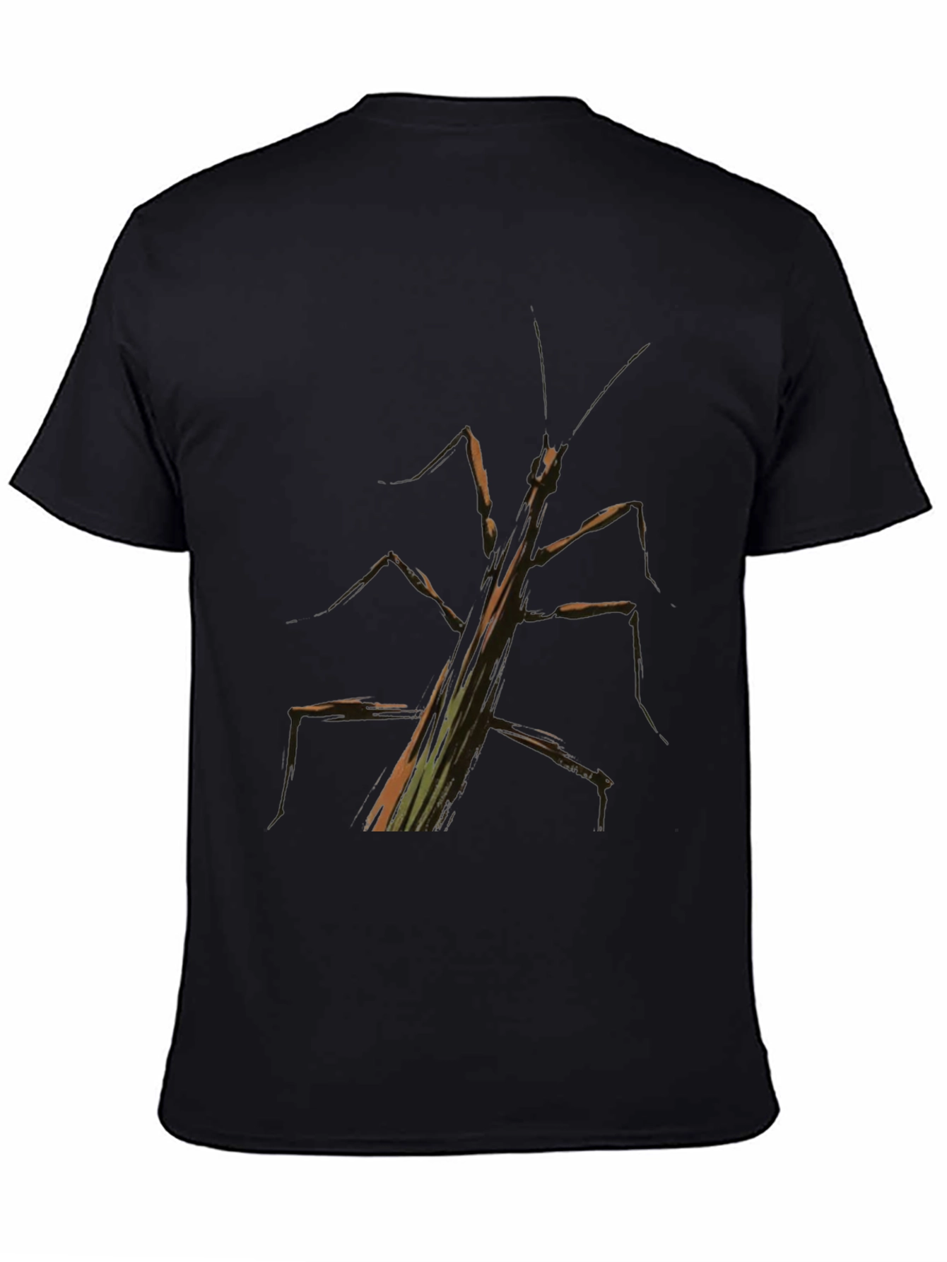 Stick Bug Graphic Tee - Black