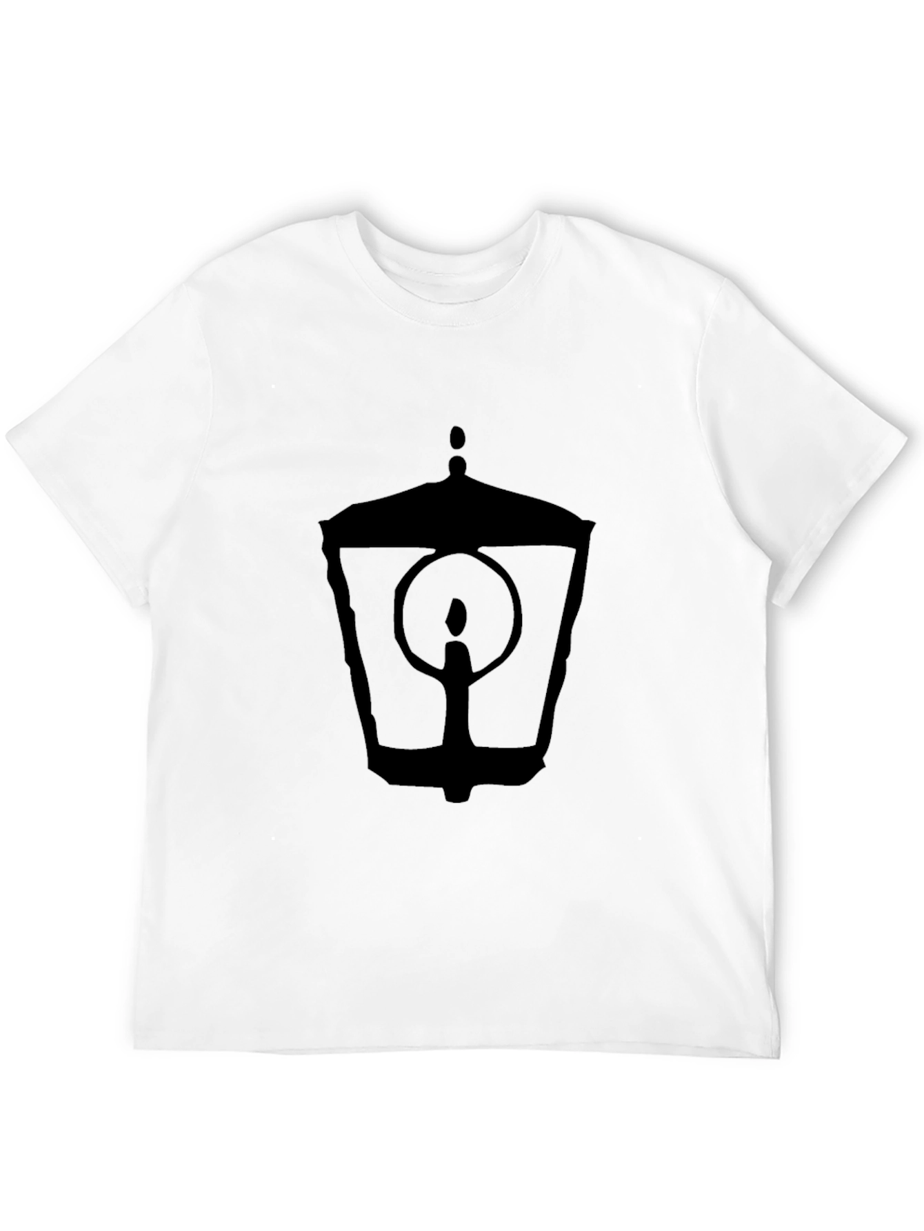 Streetlight Graphic Tee - Black Cotton Casual Shirt