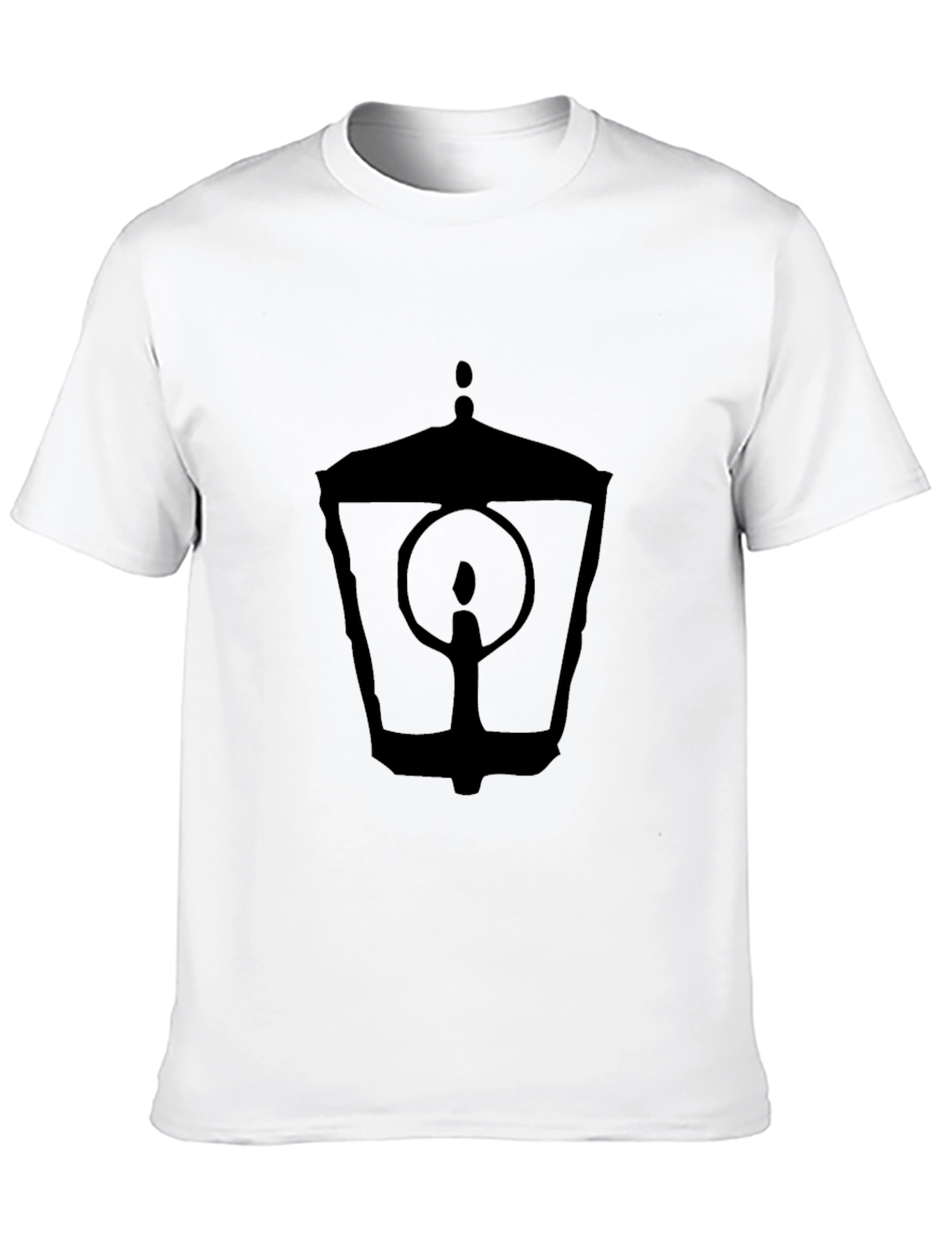 Streetlight Graphic Tee - Black Cotton Casual Shirt