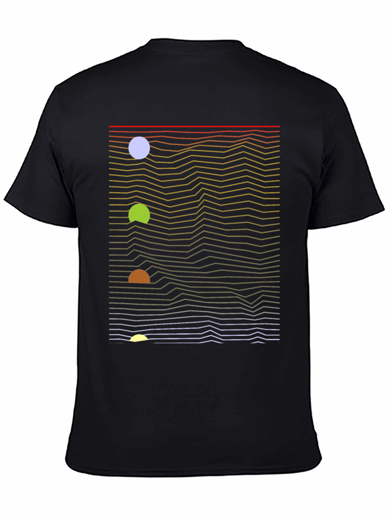 Abstract Graphic Tee - Modern Art Shirt