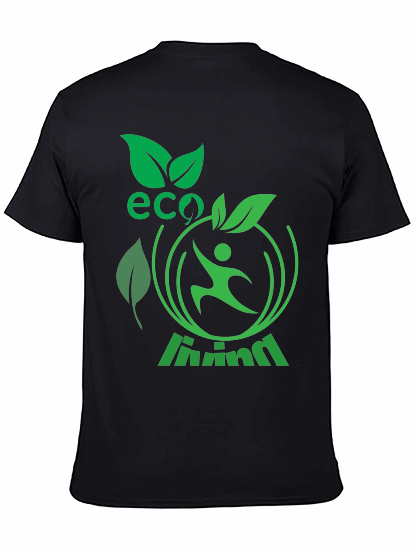 Eco Living Graphic T-Shirt - Green Design