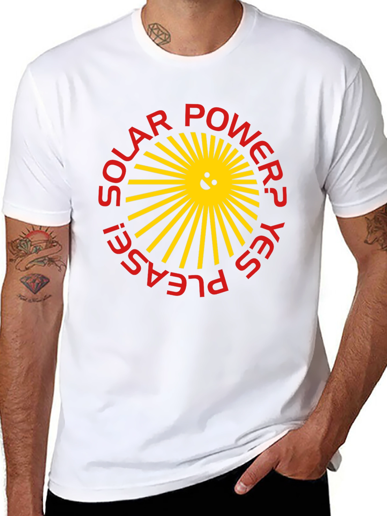 Solar Power Graphic Tee - Yes Please!