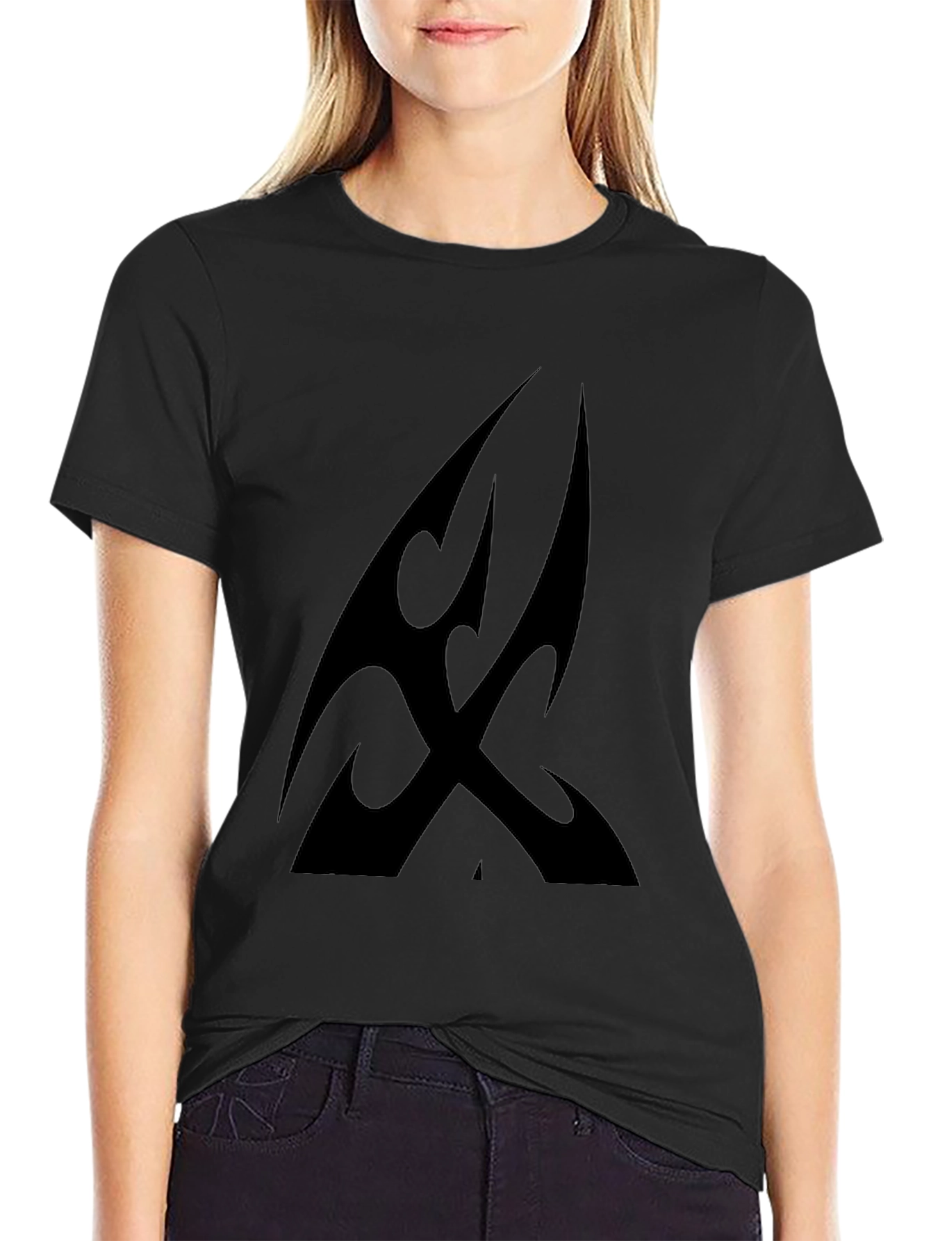 Tribal Graphic Black T-Shirt