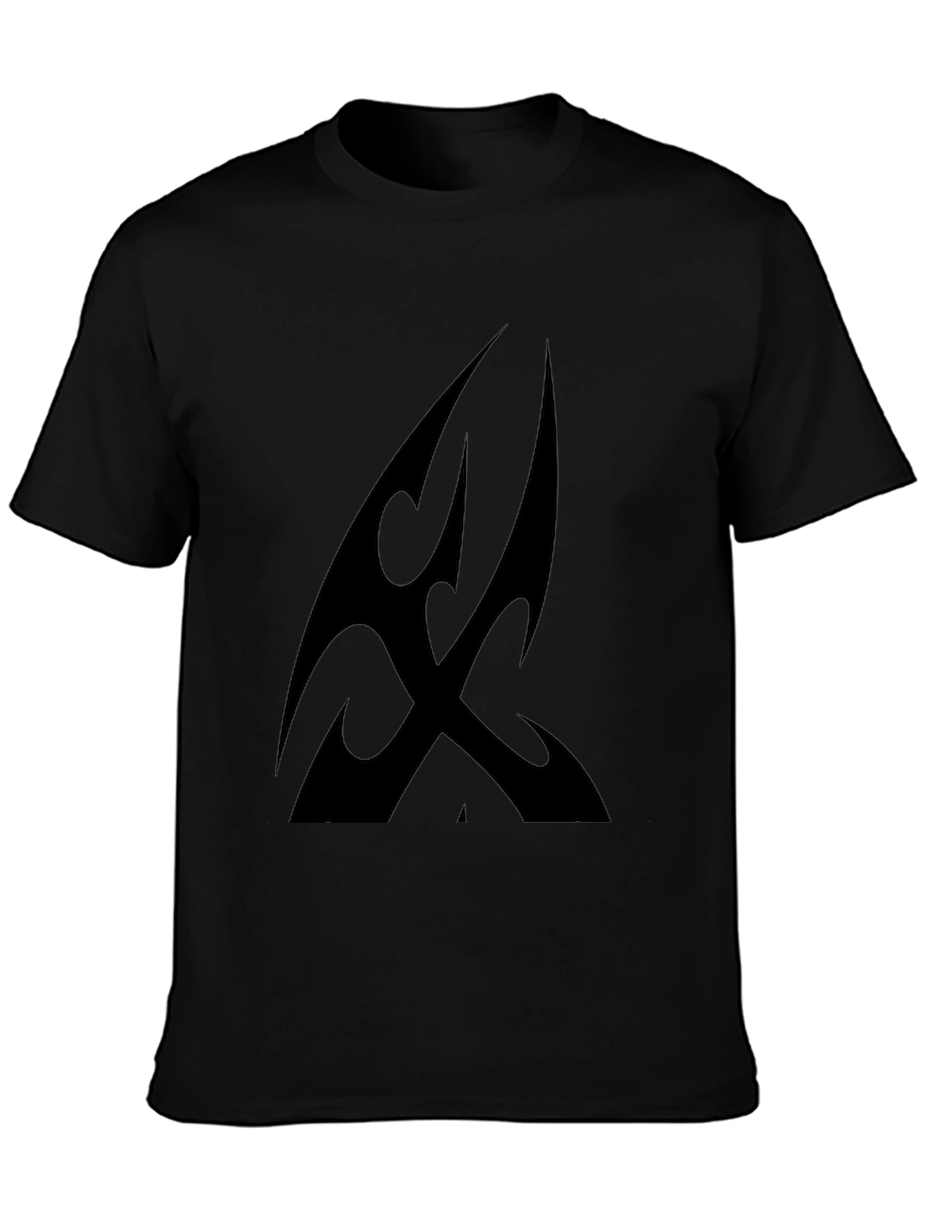 Tribal Graphic Black T-Shirt