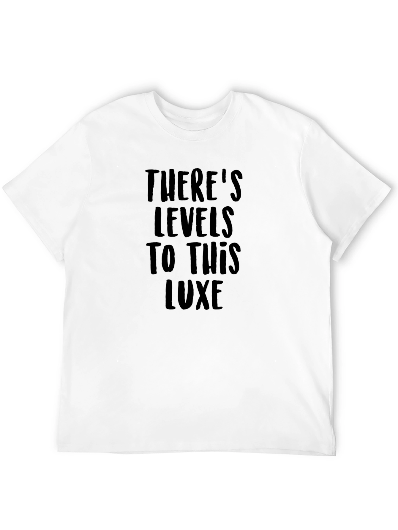 Levels to This Luxe Black Graphic Tee