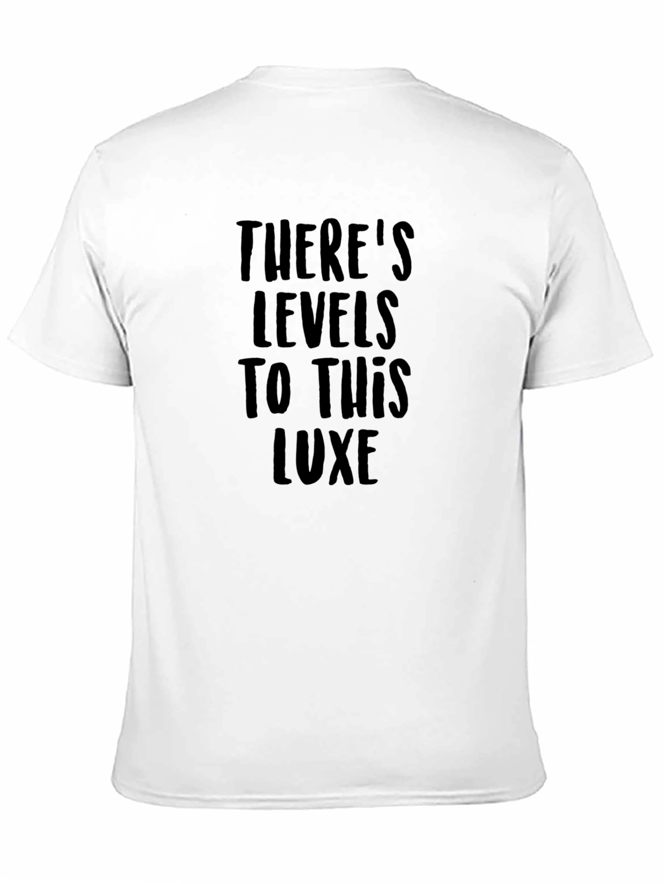 Levels to This Luxe Black Graphic Tee