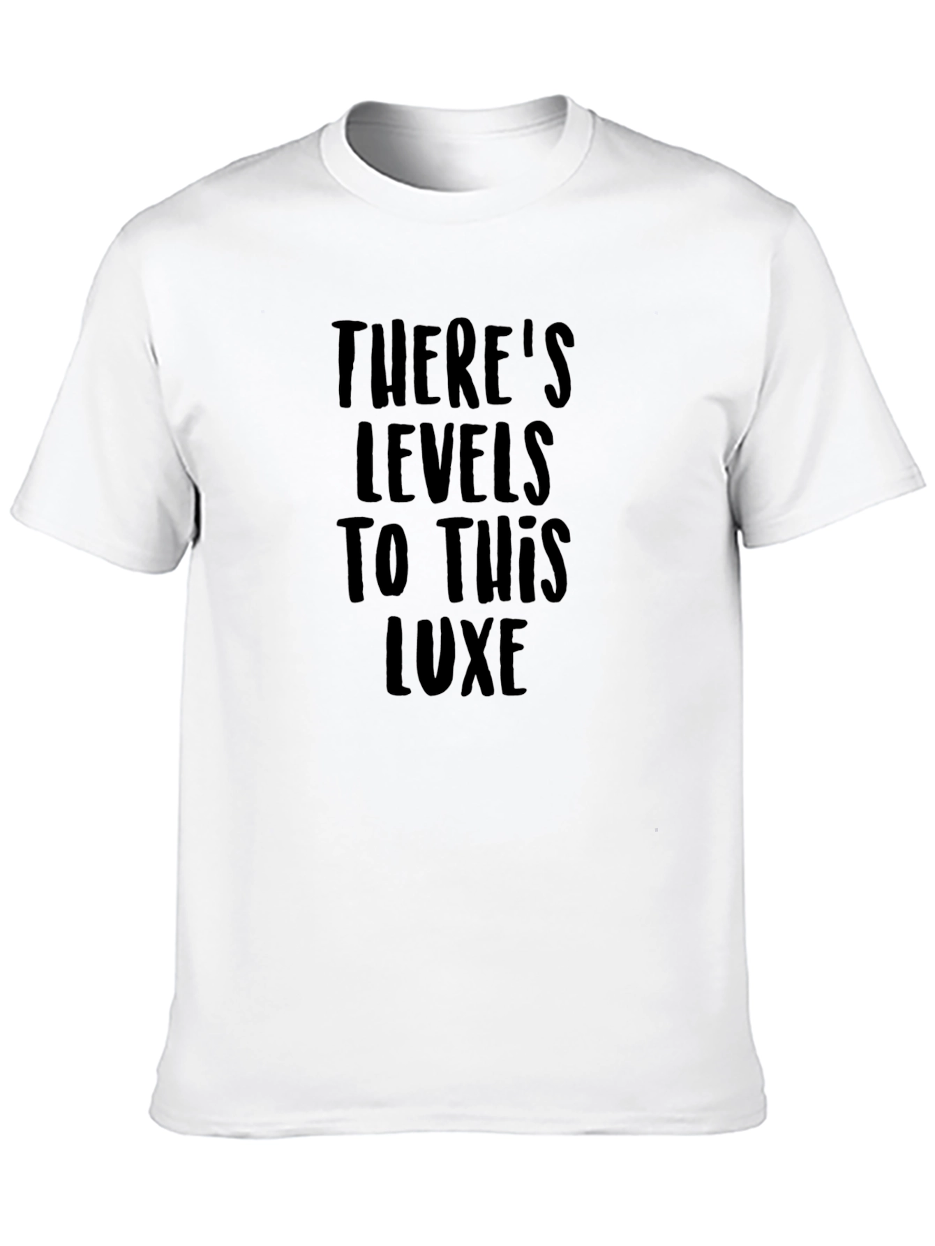 Levels to This Luxe Black Graphic Tee