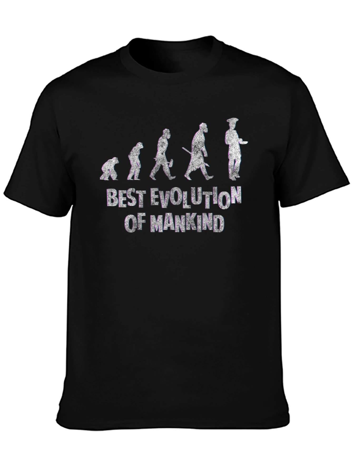 Evolution of Mankind T-Shirt - Best Chef Design