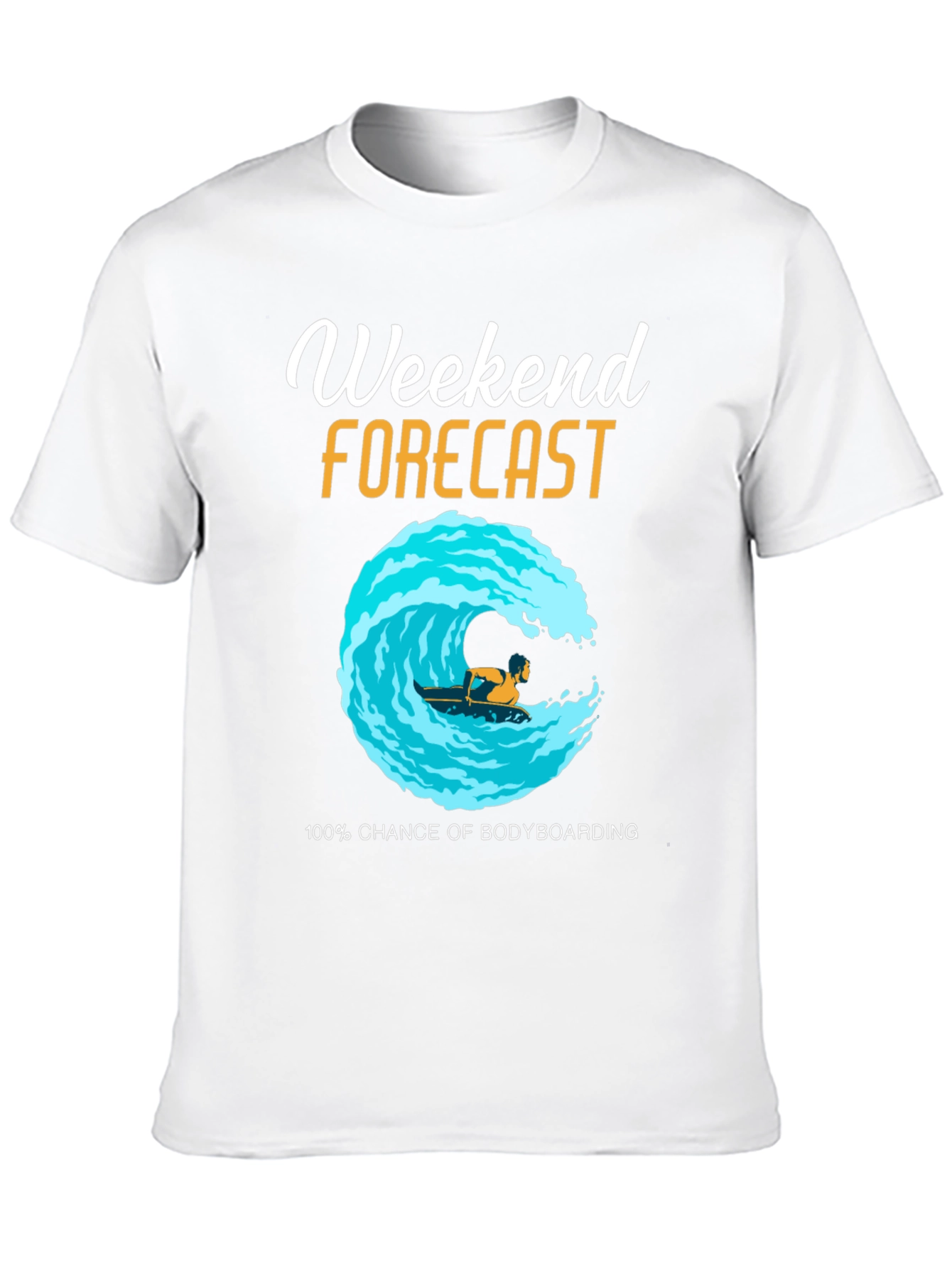 Weekend Bodyboarding Forecast T-Shirt